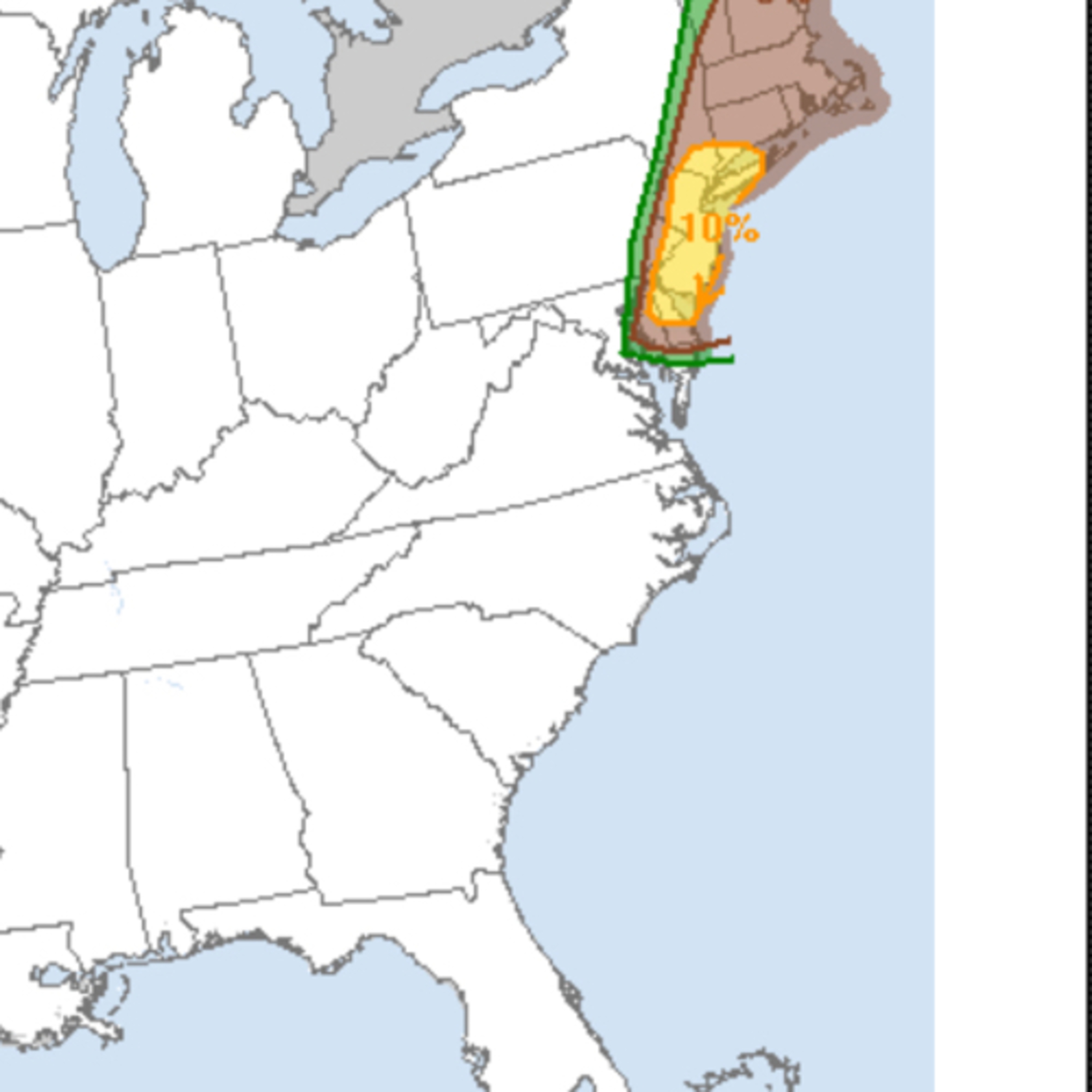 Isaias about to pass by, tornado threat rising.