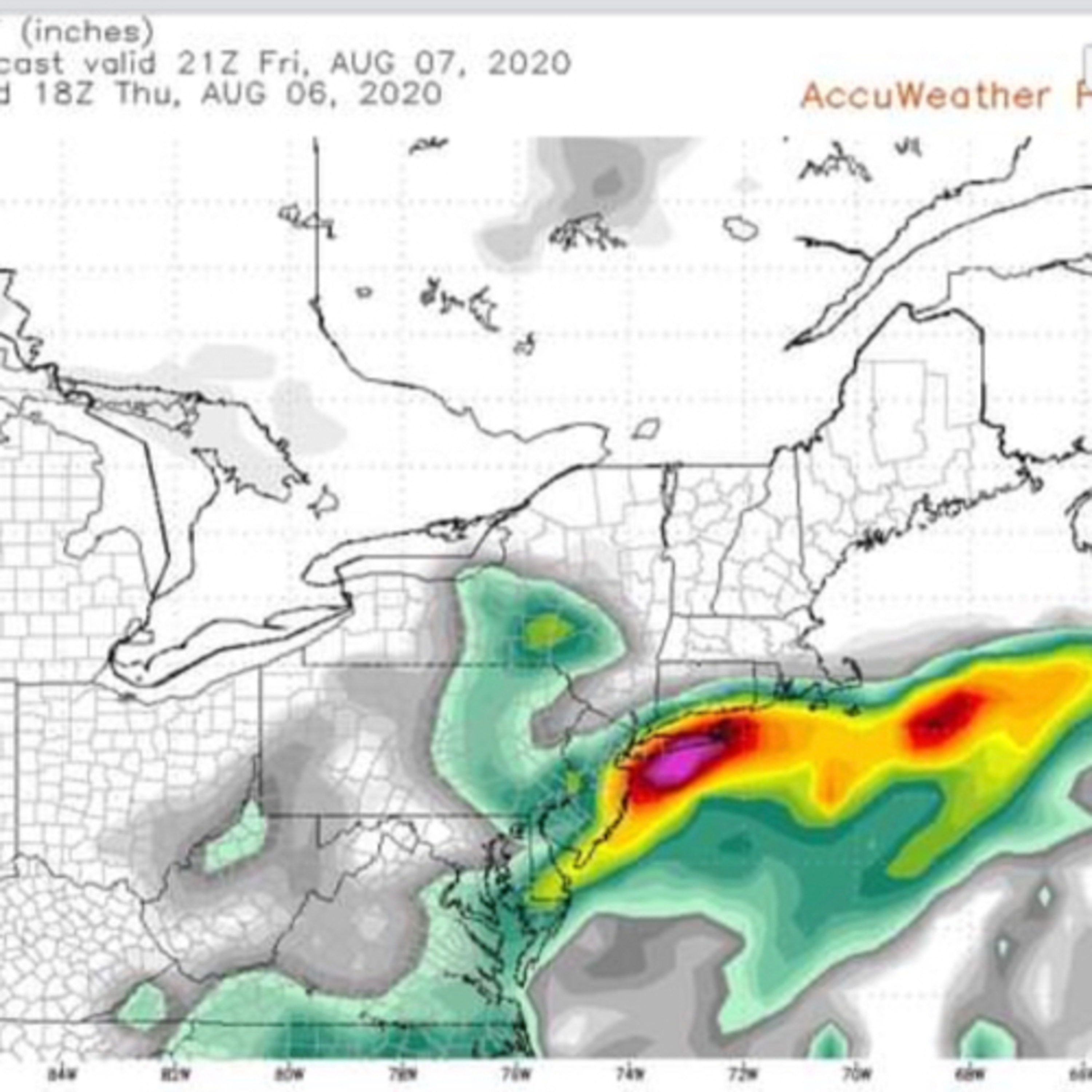 Heavy Rain Forecasted on Friday.