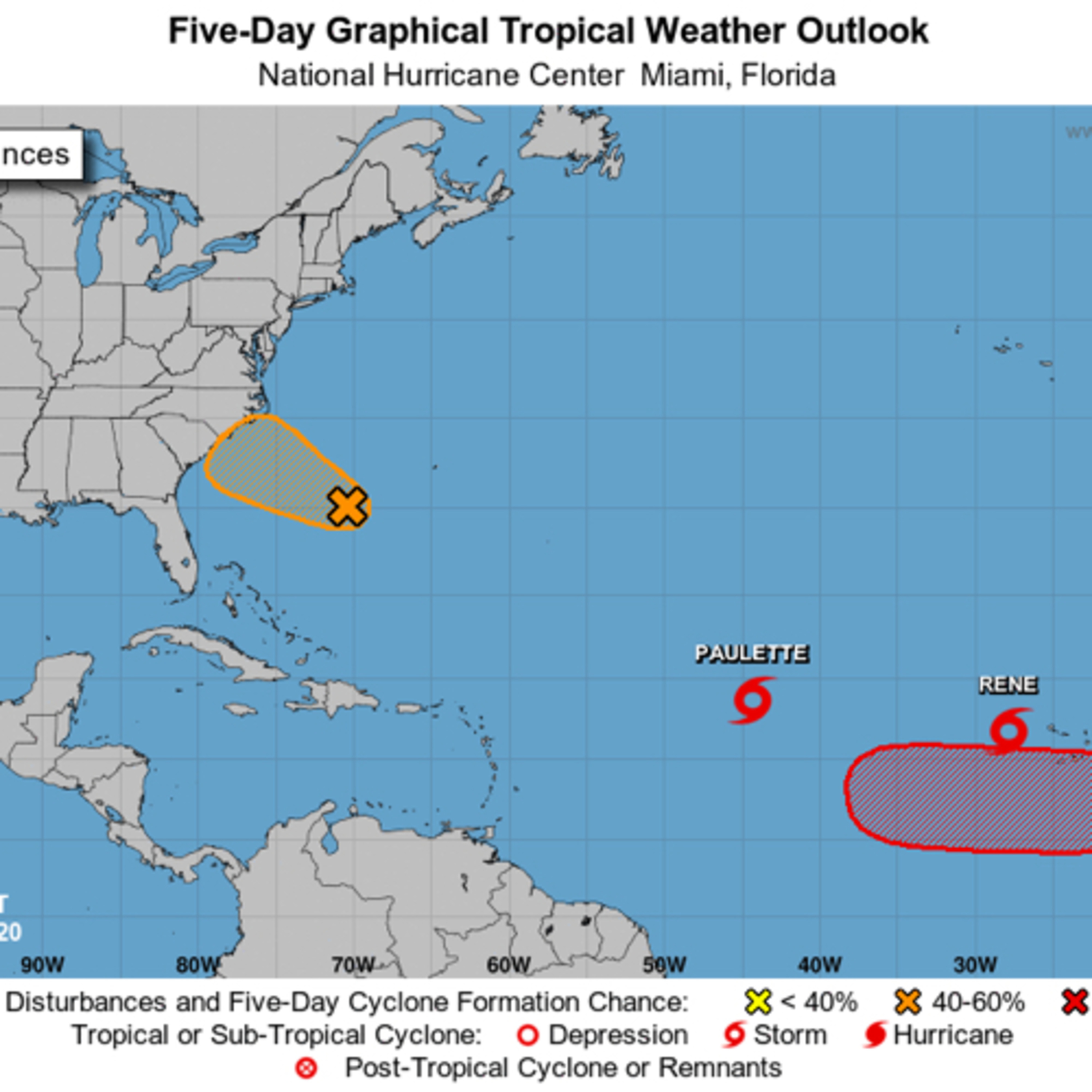 Rainy Couple of Days, Tropics Remain Active