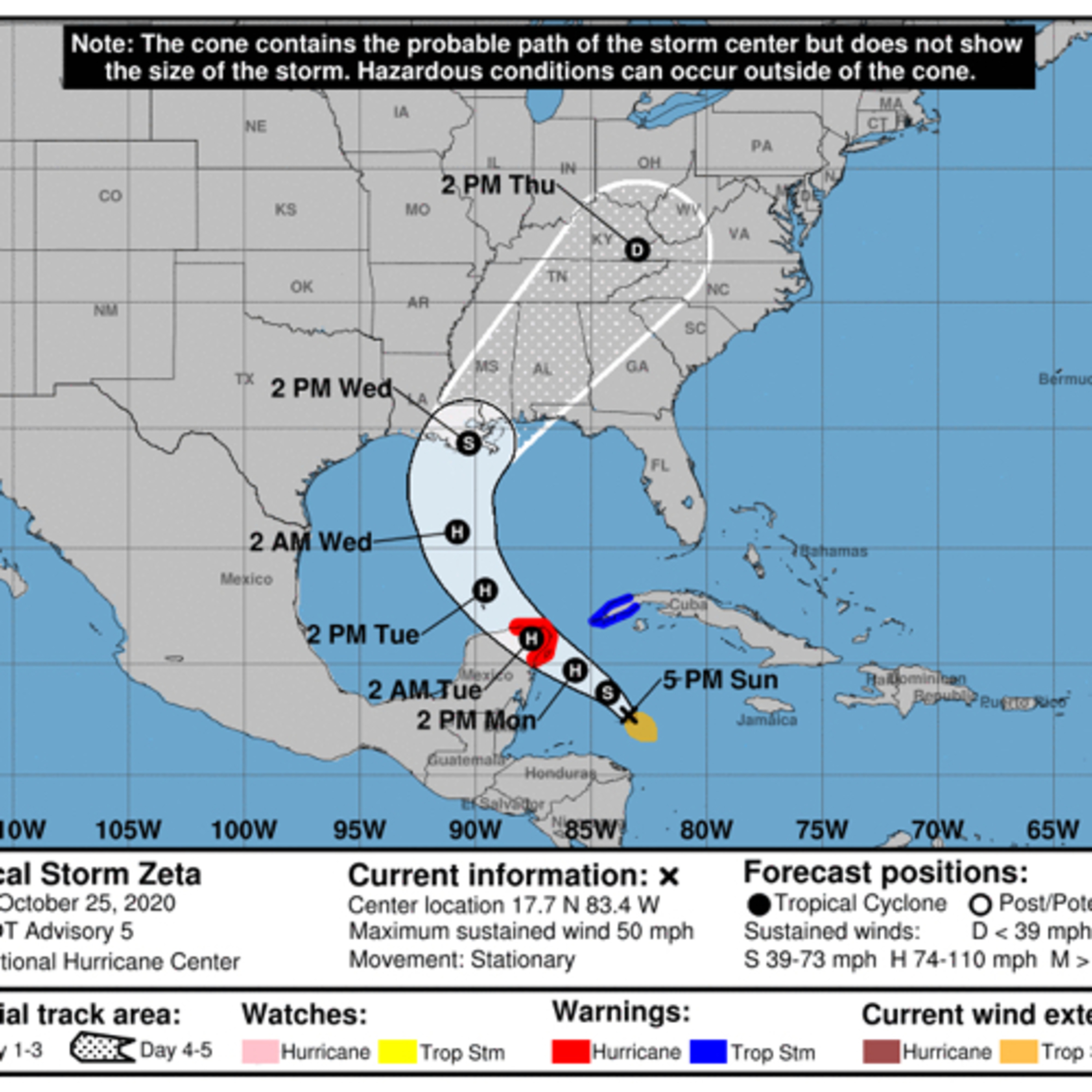 Lots of rain this week, including some from Zeta