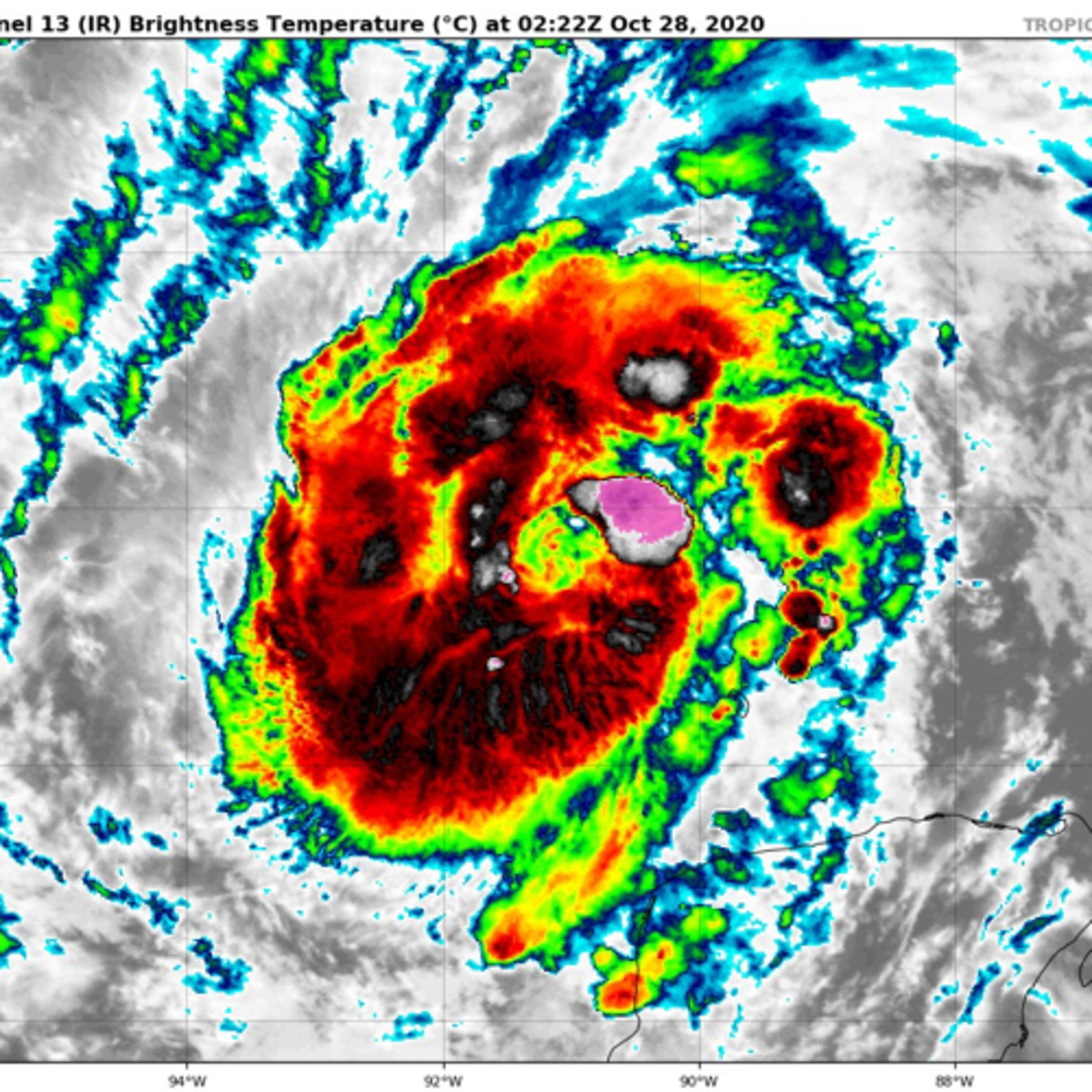 The tropics and winter weather collide