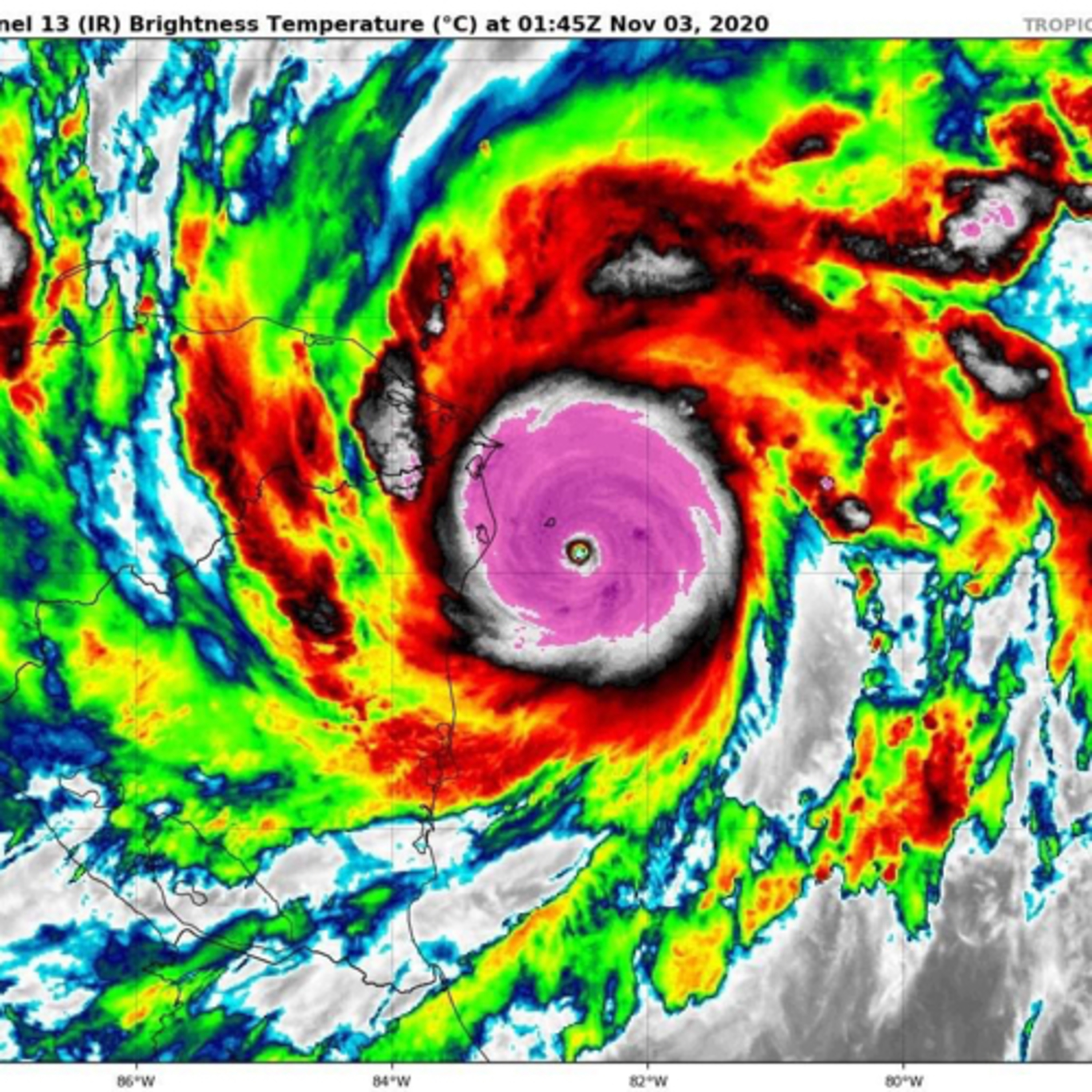 Hurricane Eta is a monster!