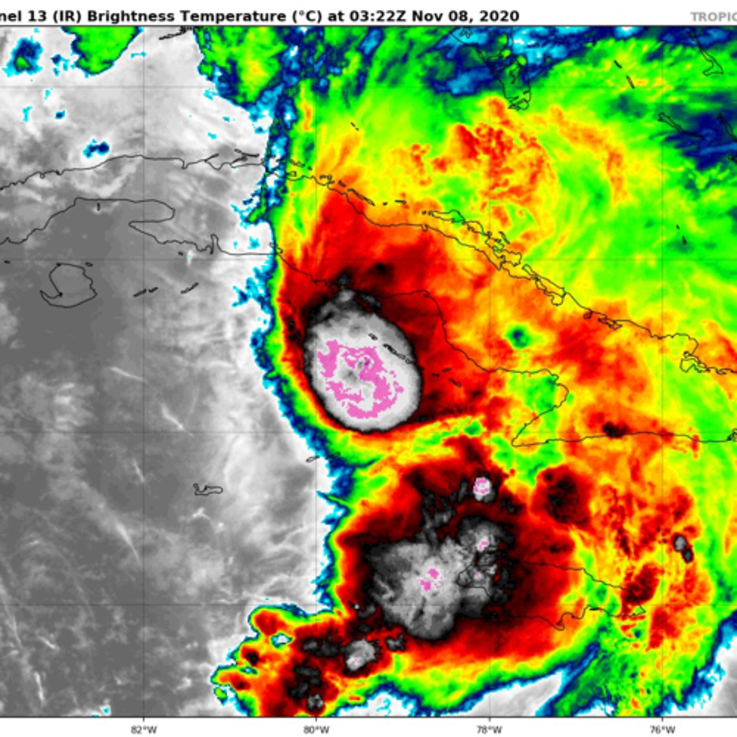 Warm streak continues as Eta crawls around the Gulf.