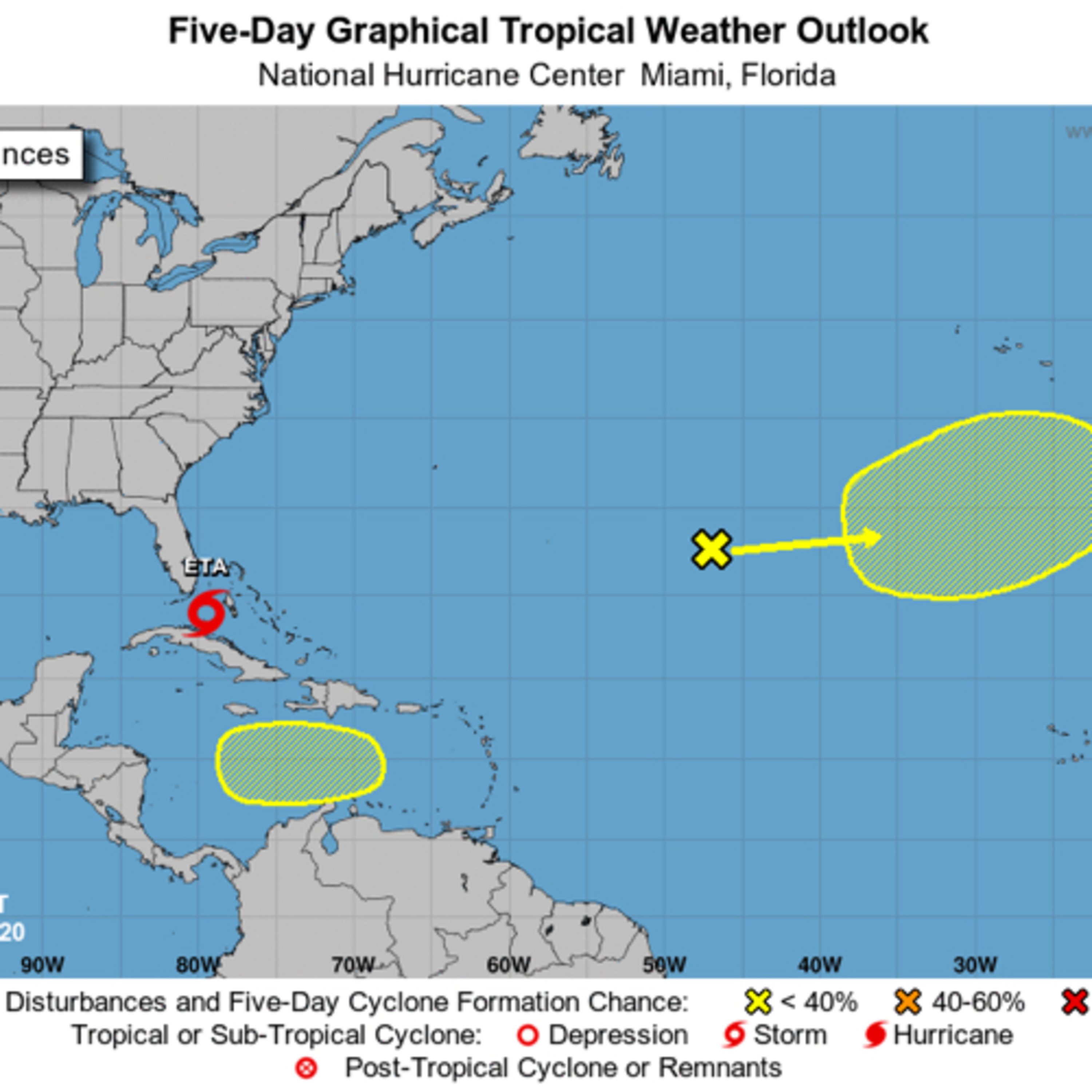 Update on Eta, and Statistics From This Hurricane Season.