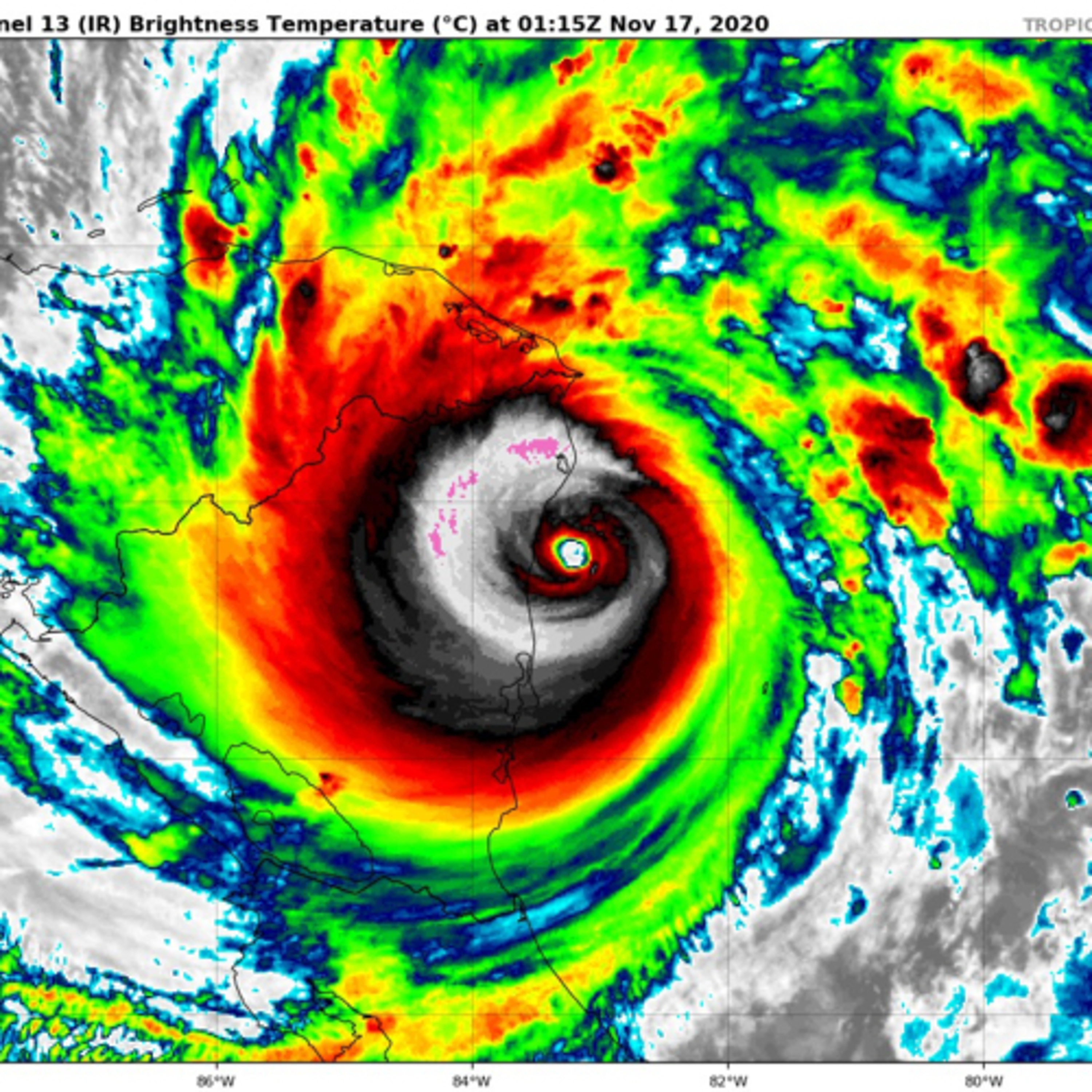 A major hurricane and major cold outbreak are occurring