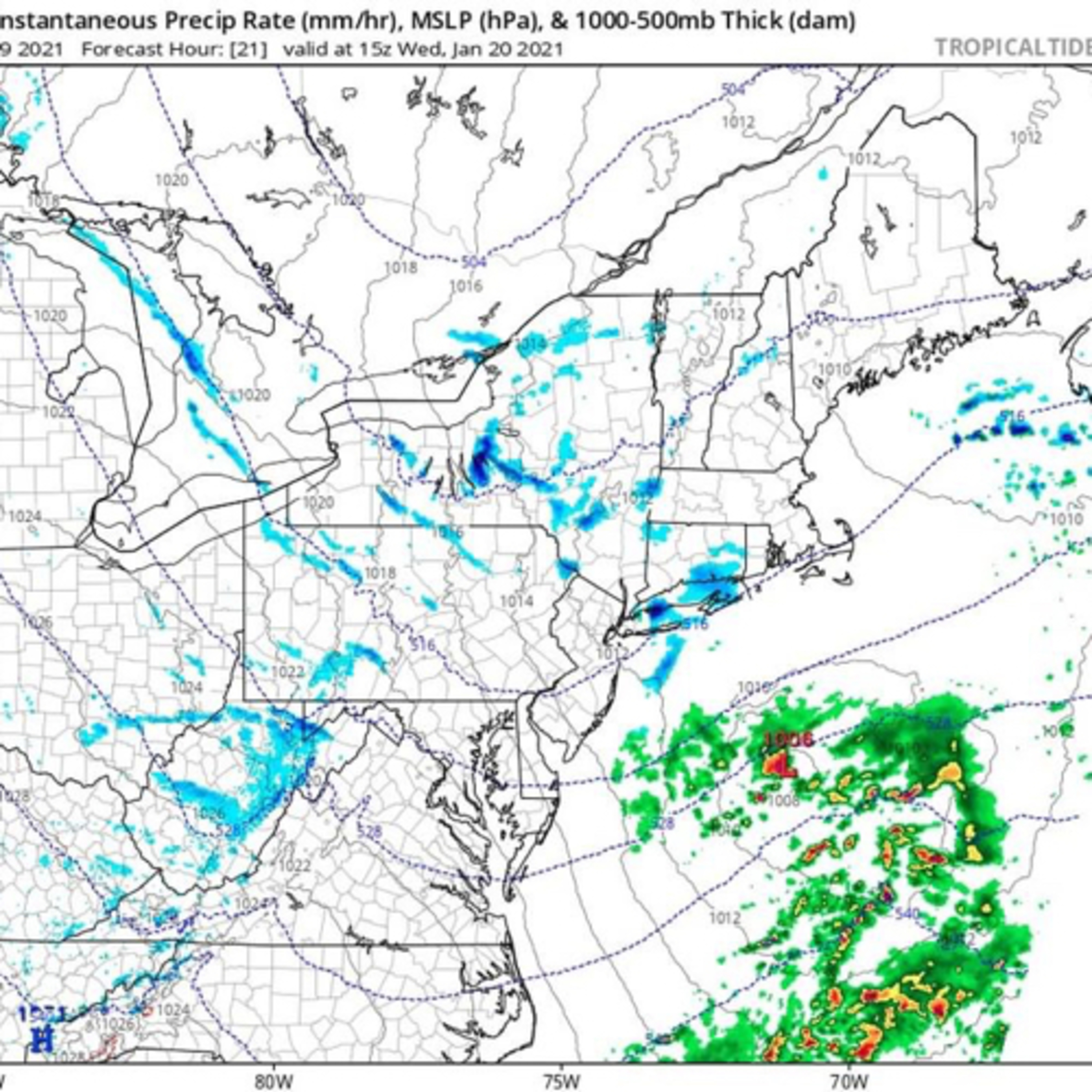 Snow squalls for that Wednesday morning commute.