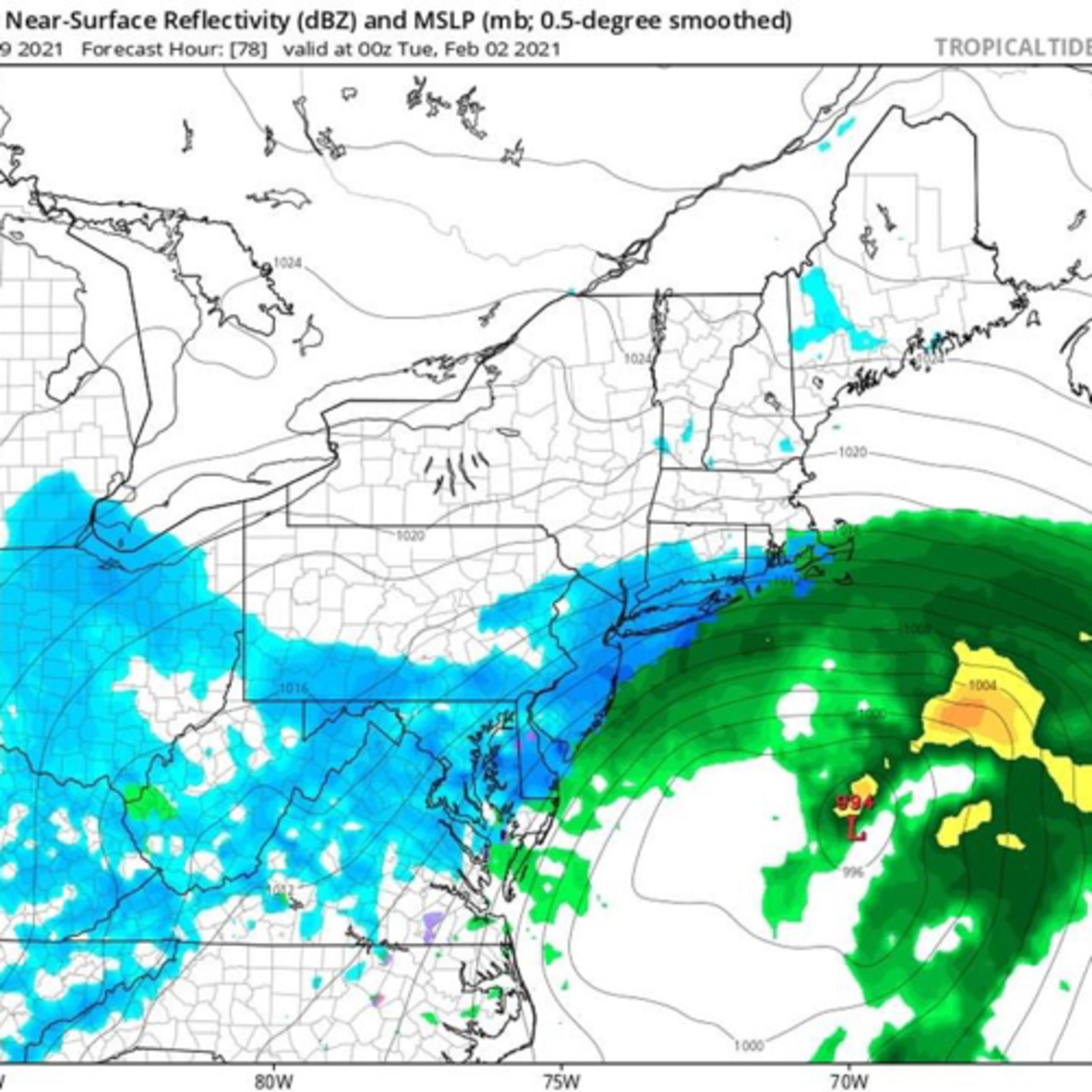 Pinpointing 3 days of snow!