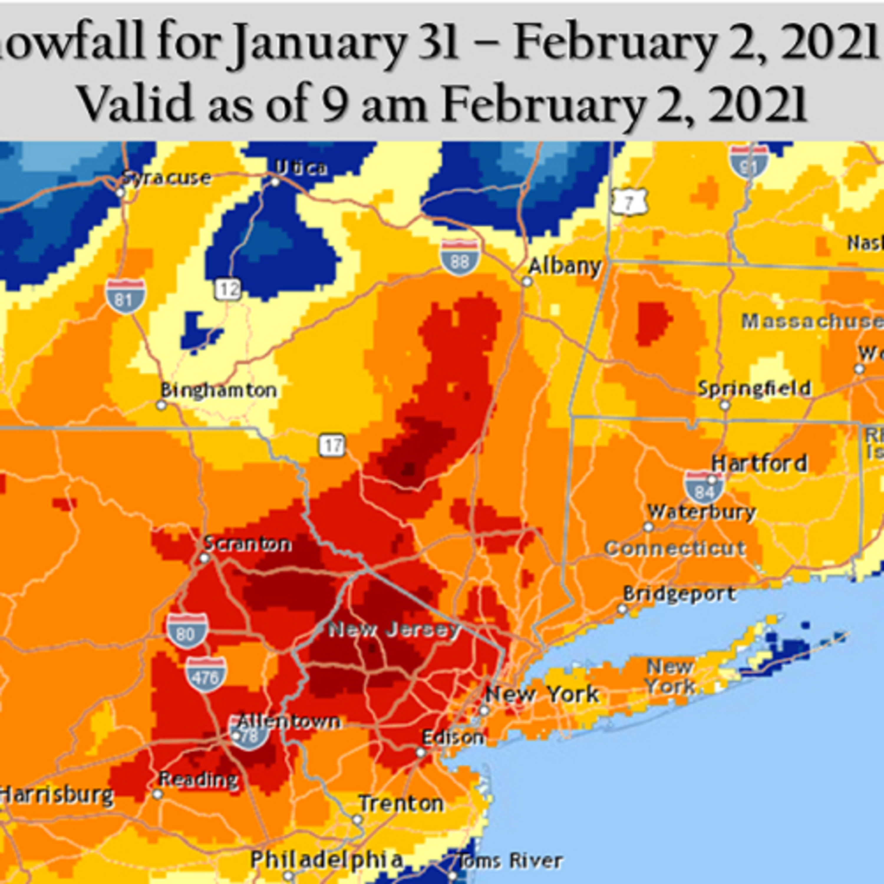 Looking back at the almost blizzard of 2021.