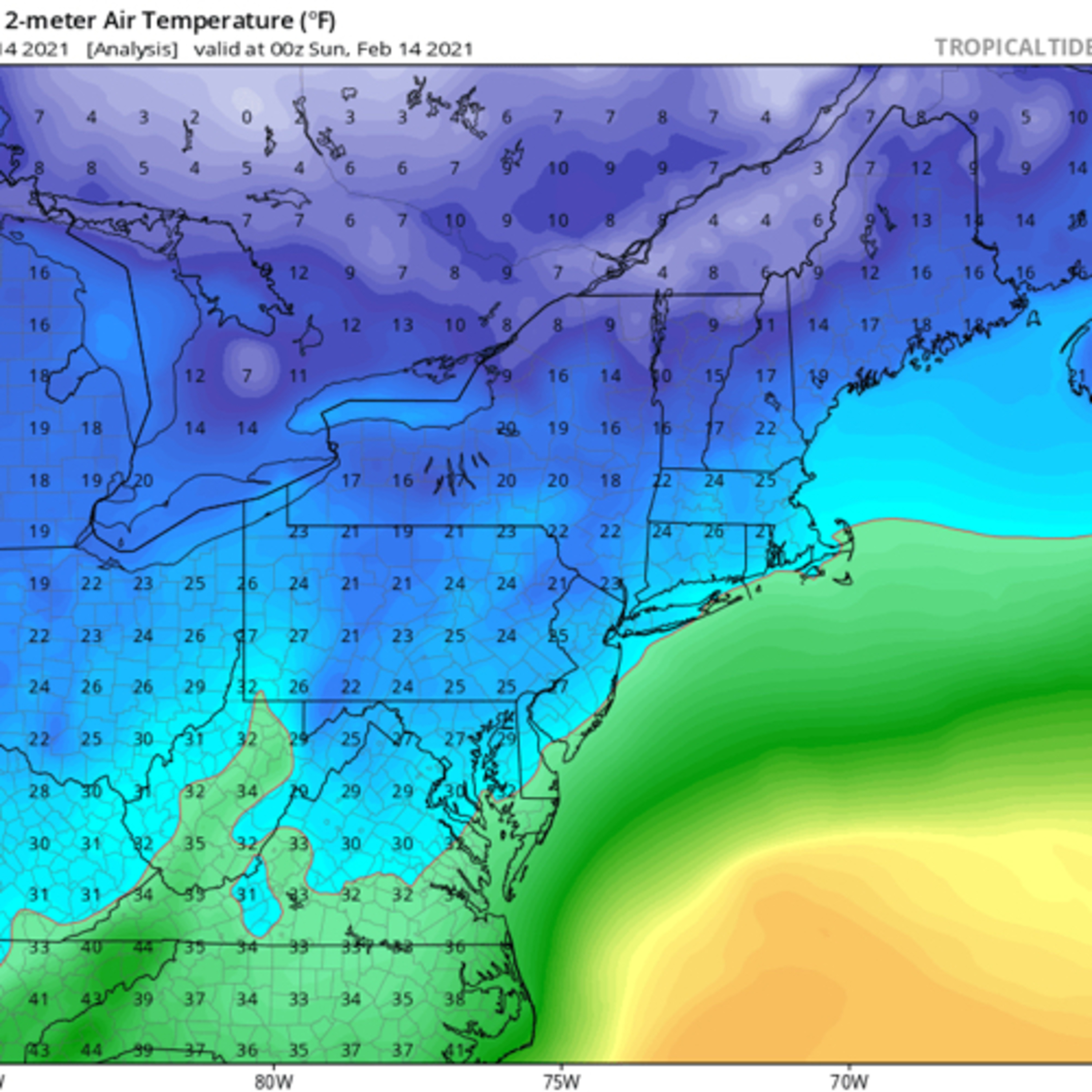Lots of low-level cold air keeps the weather interesting.