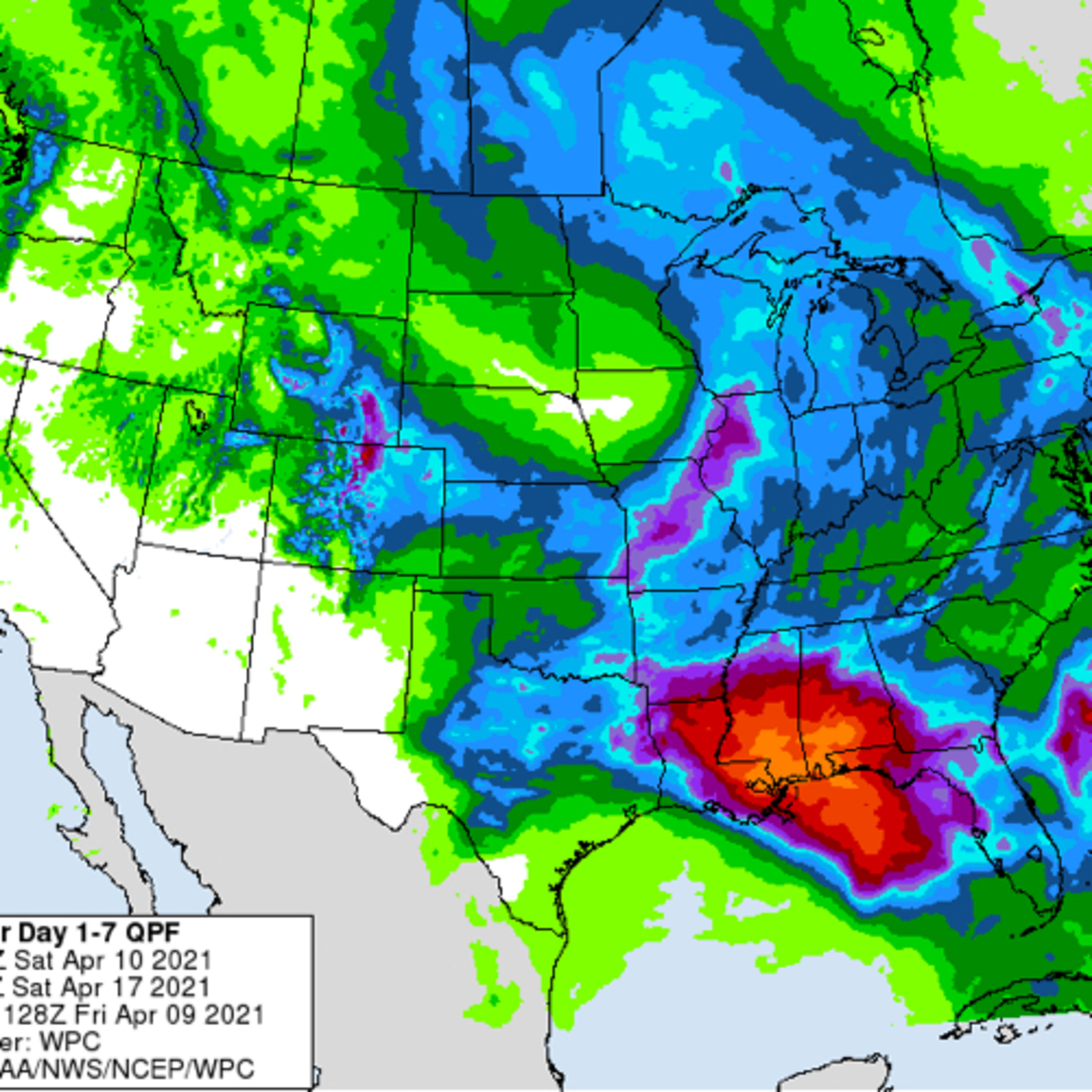 Some showers arrive to alleviate a dry spell
