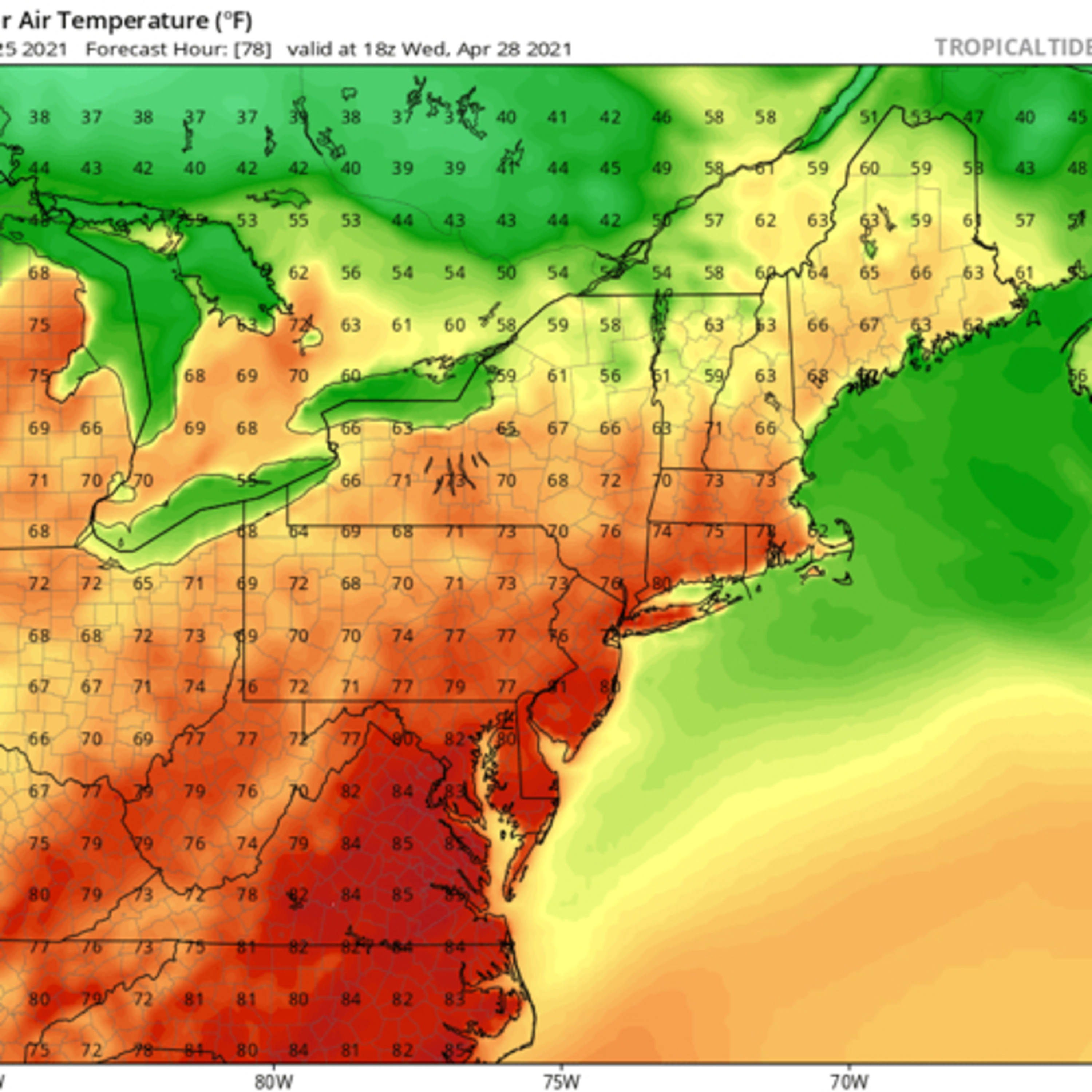 A summer preview this week.