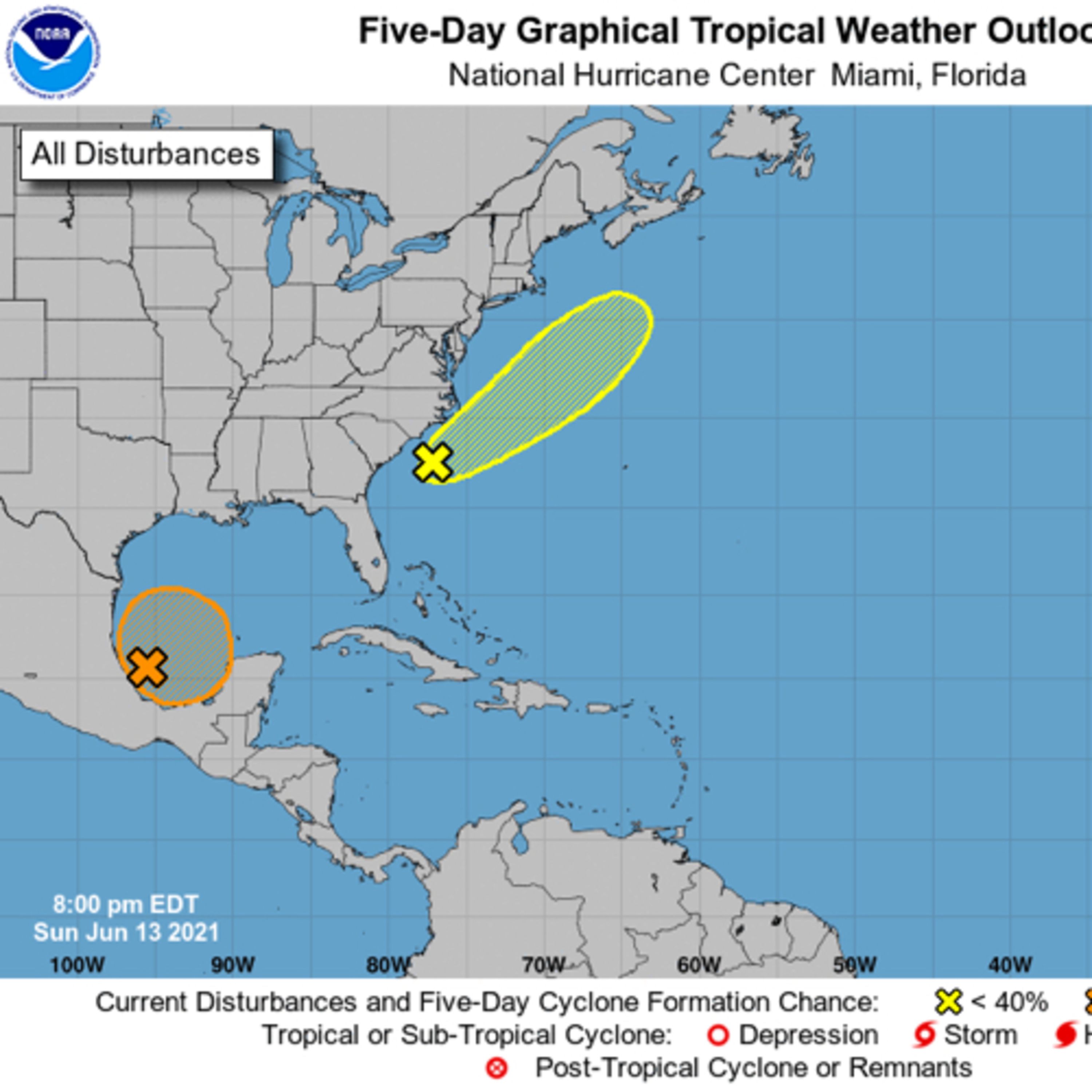 Troughs and tropics