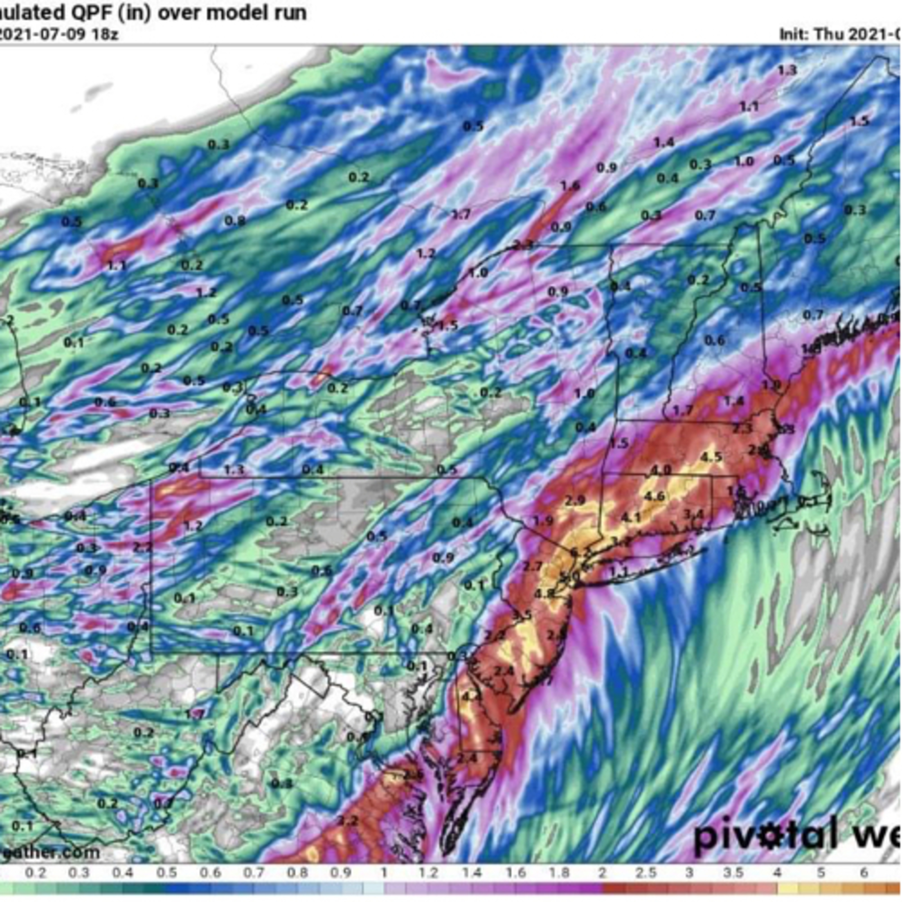 Severe weather and a tropical storm