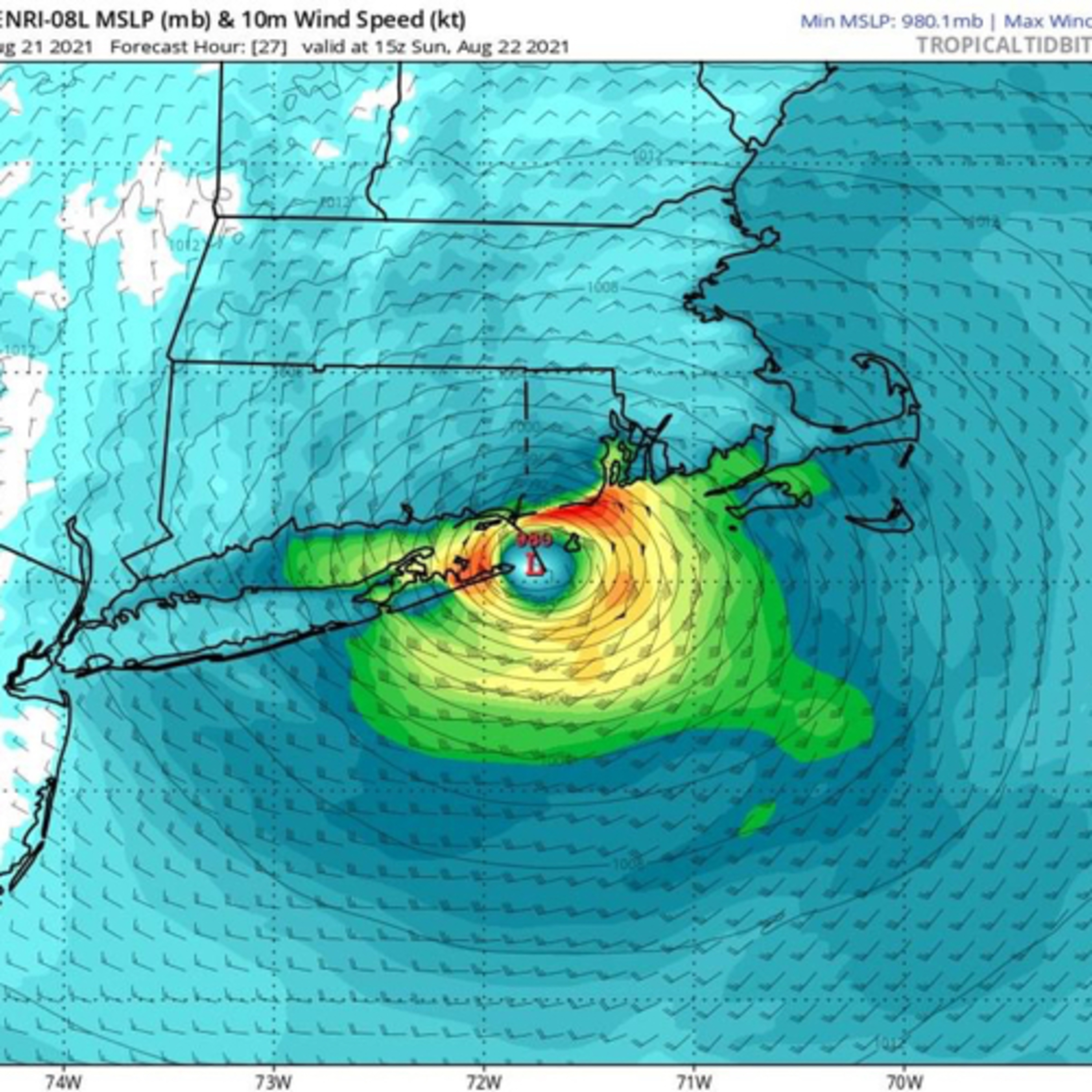 Henri final forecast