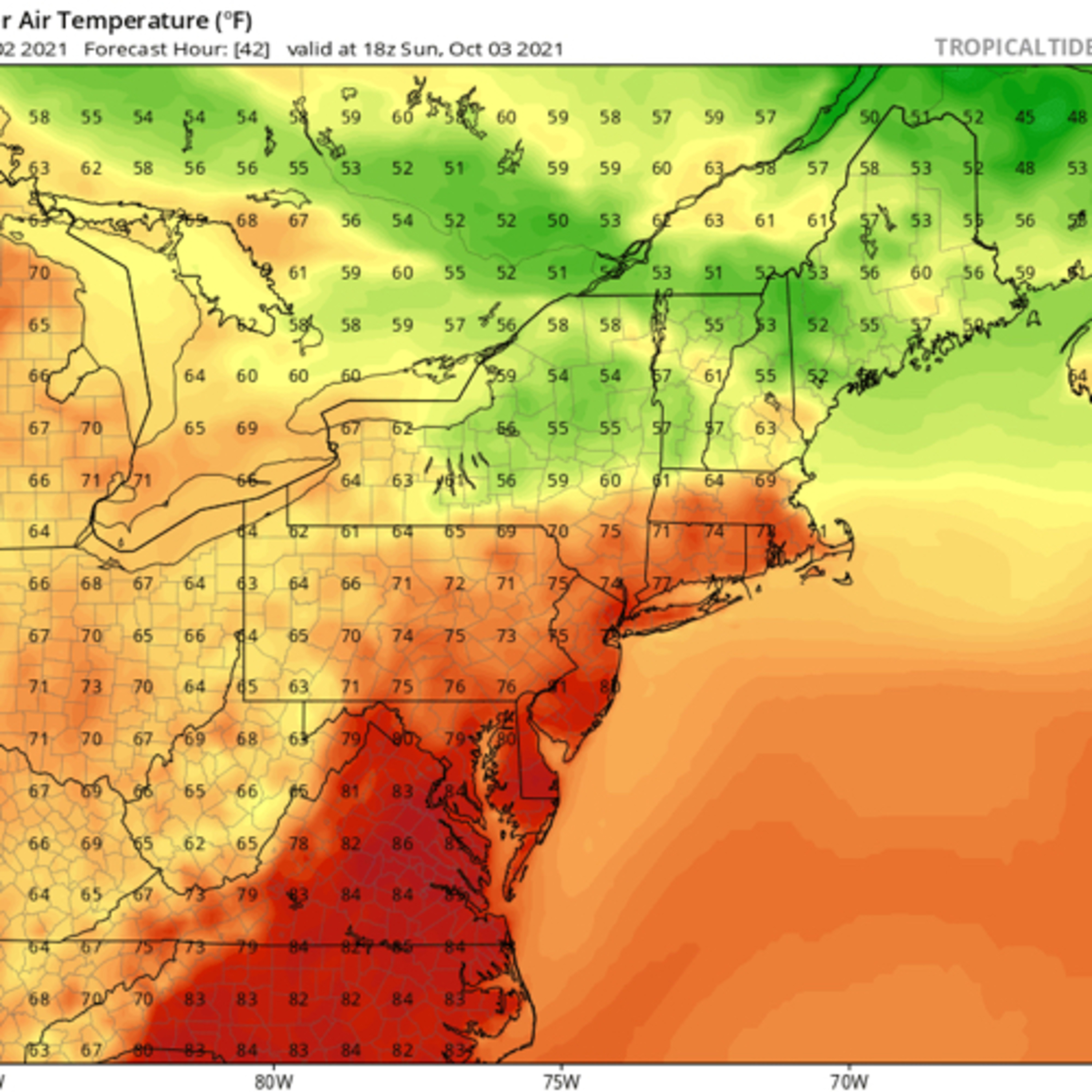 Mild start to October