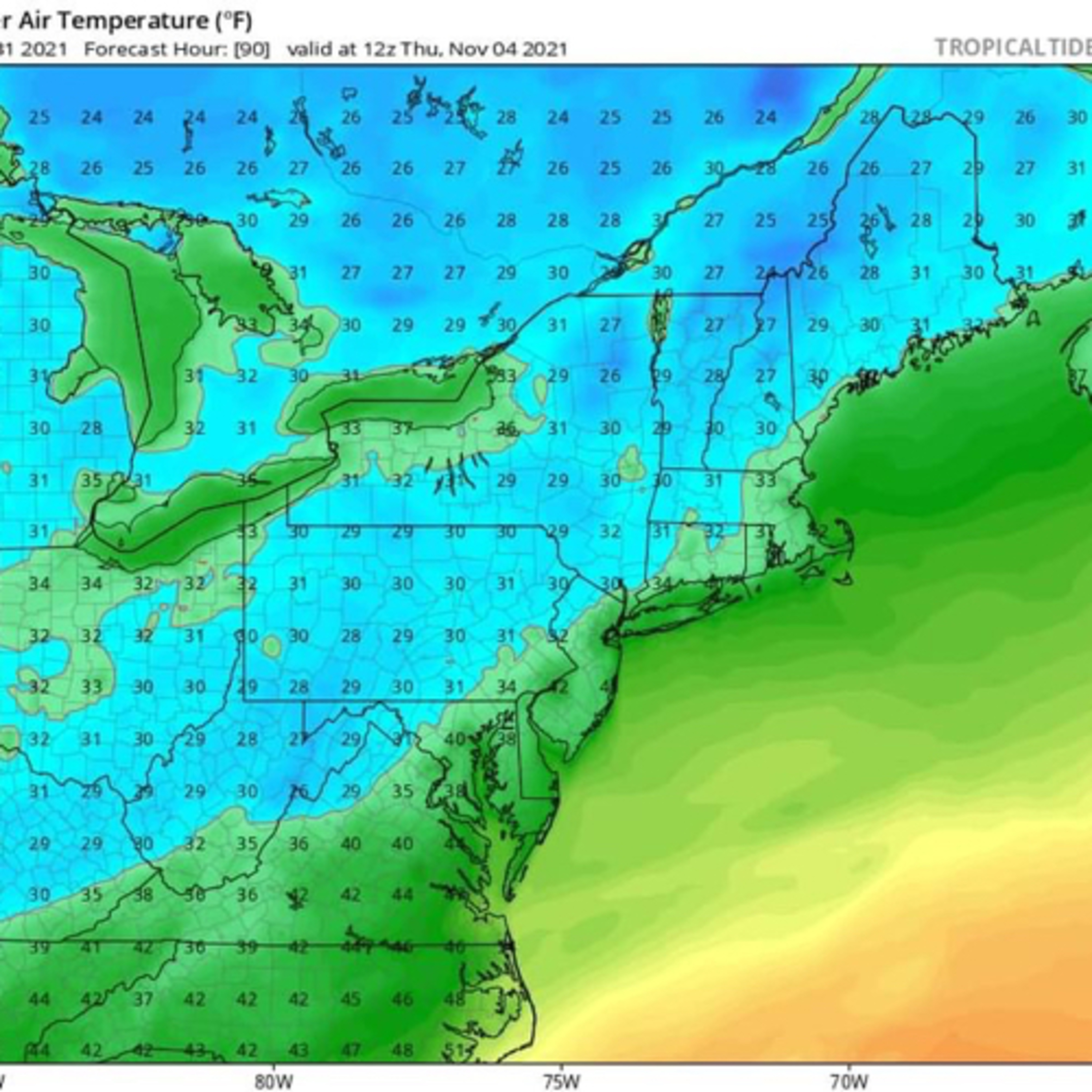 November chill gets a frosty reception