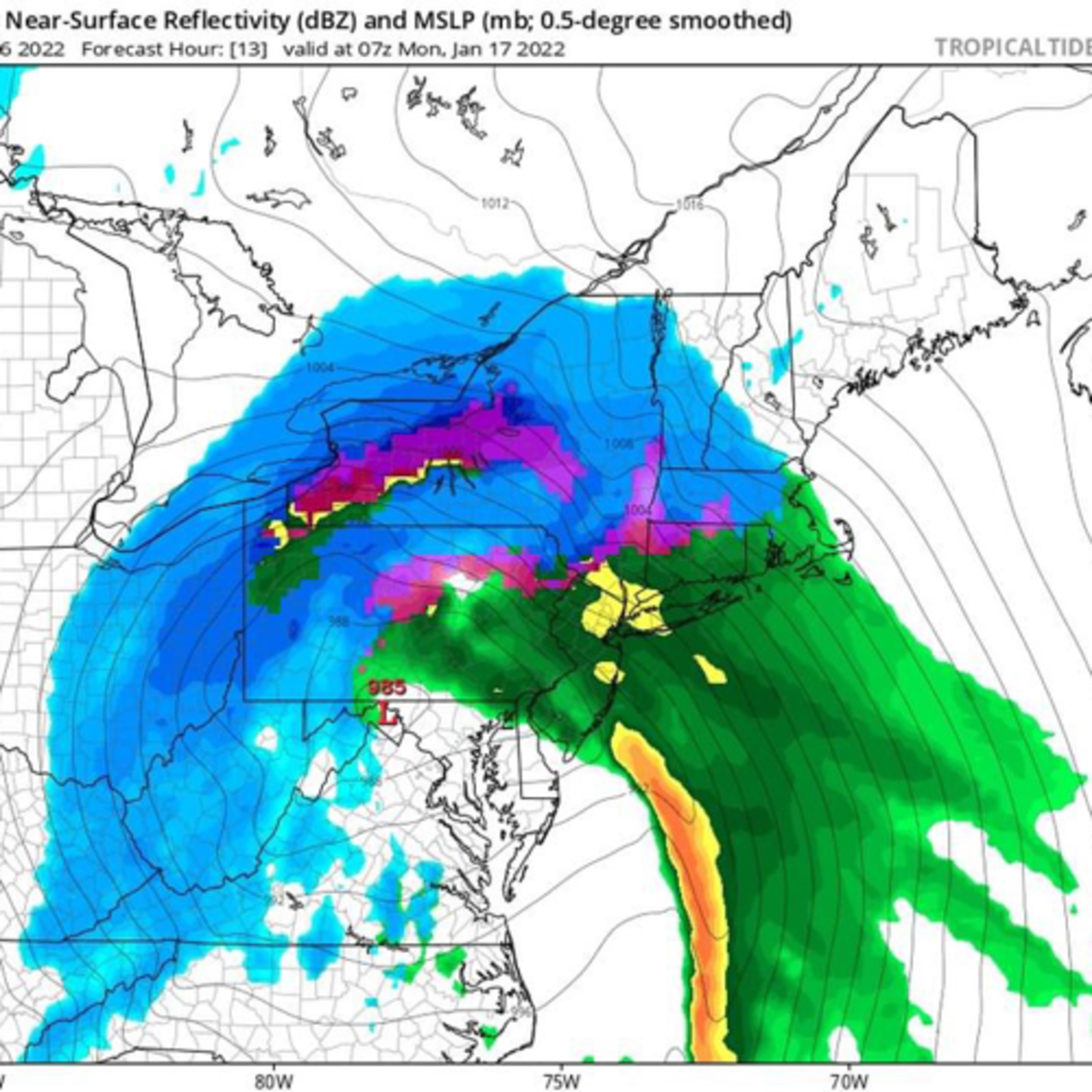 Arctic chill about to be blow away tonight