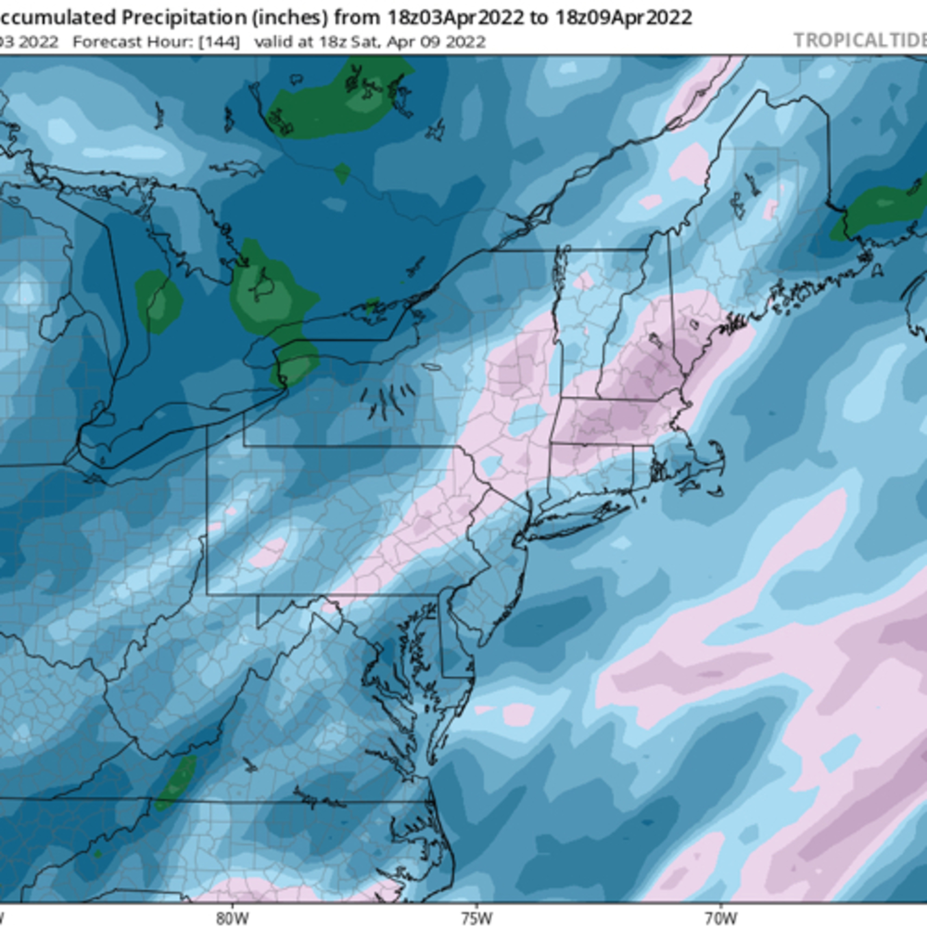 A week of April showers