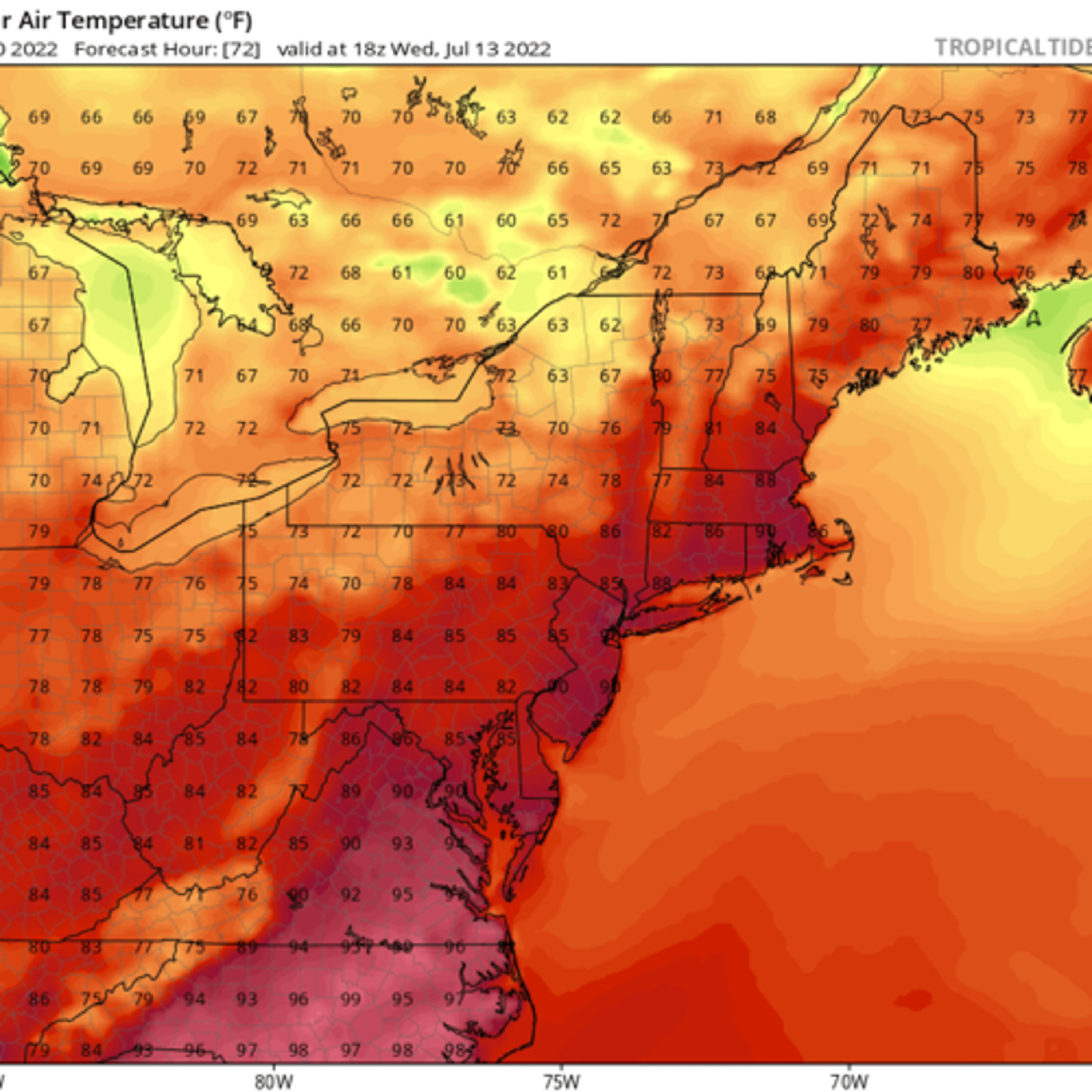 Toasty week ahead