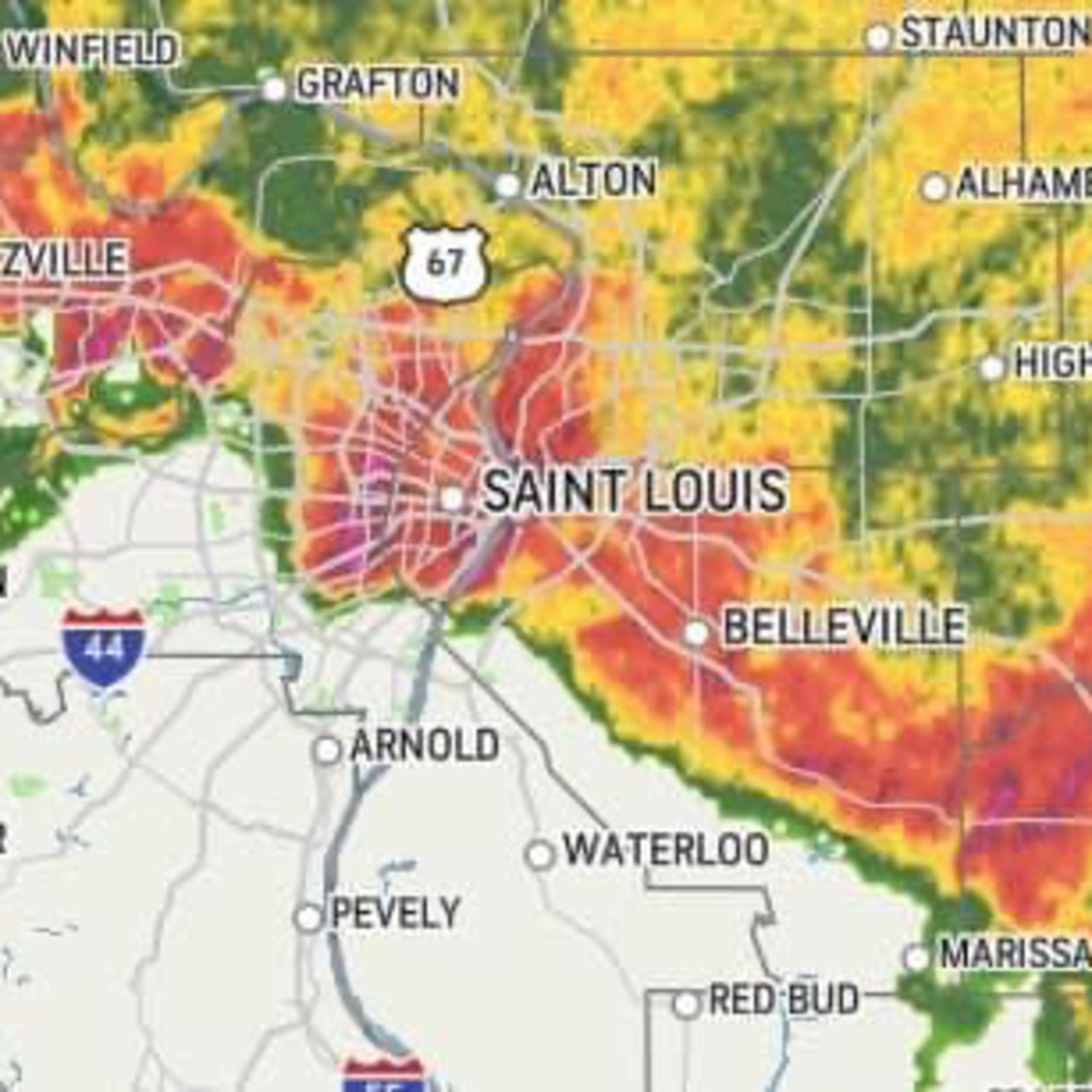 Gateway to the rain lifting north