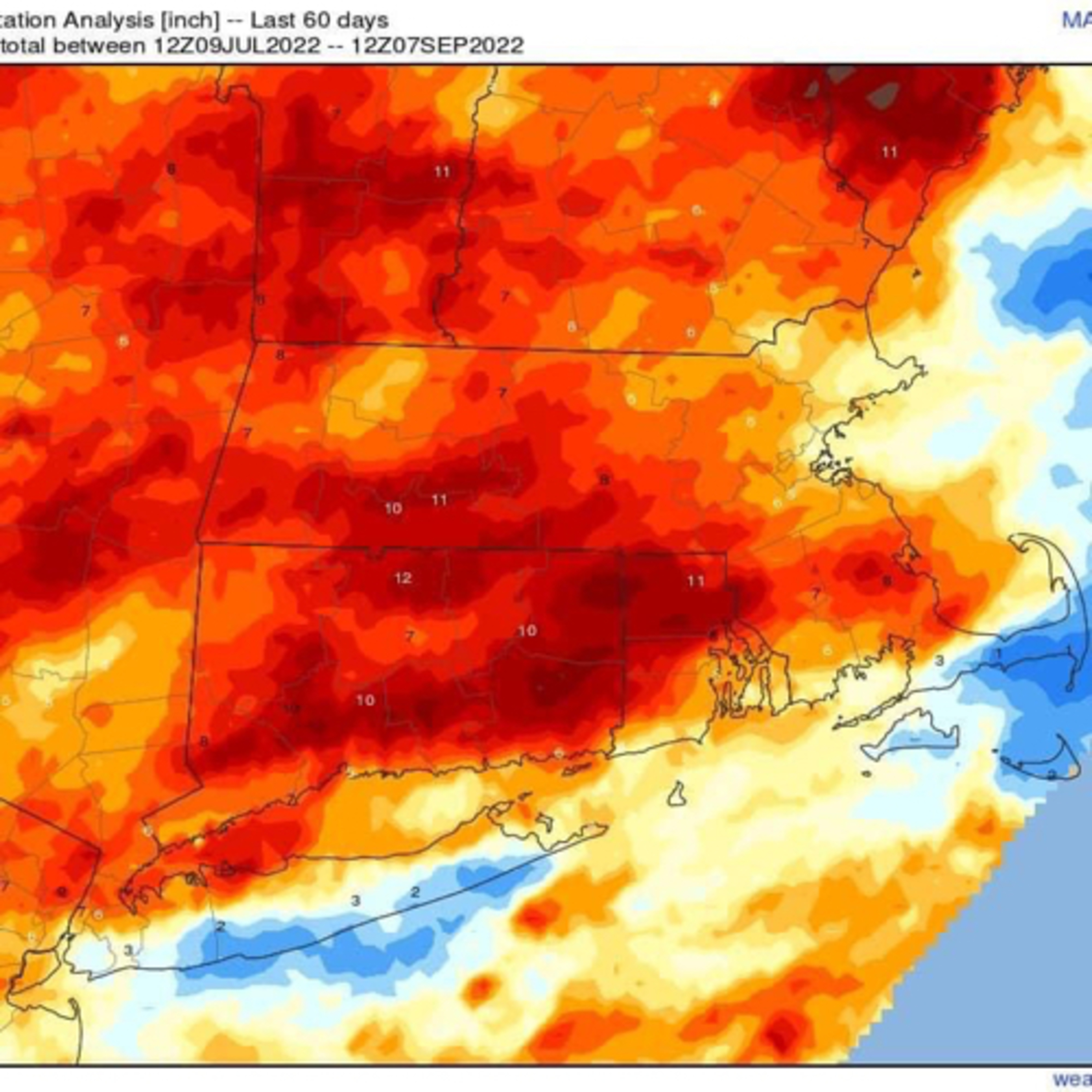 Some rain to start the week, but the drought goes on