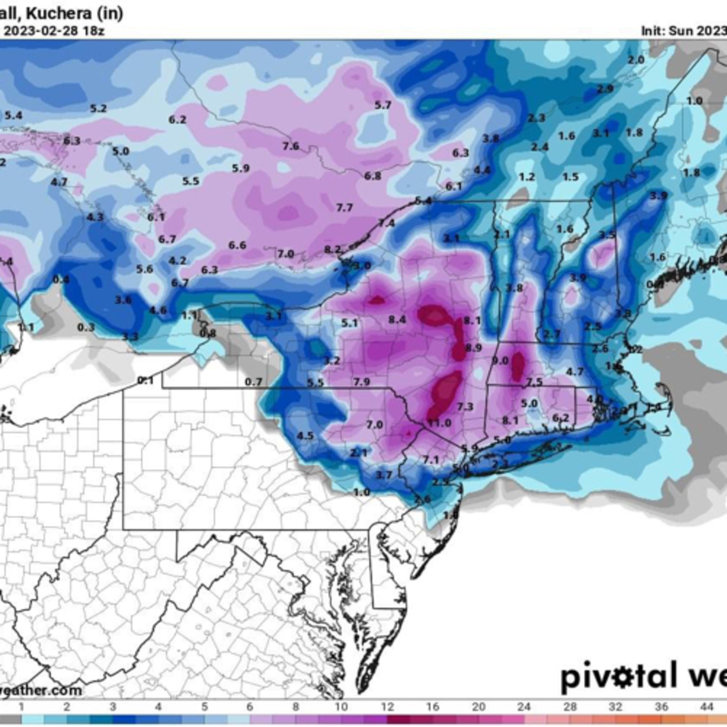 Winter storm Monday night