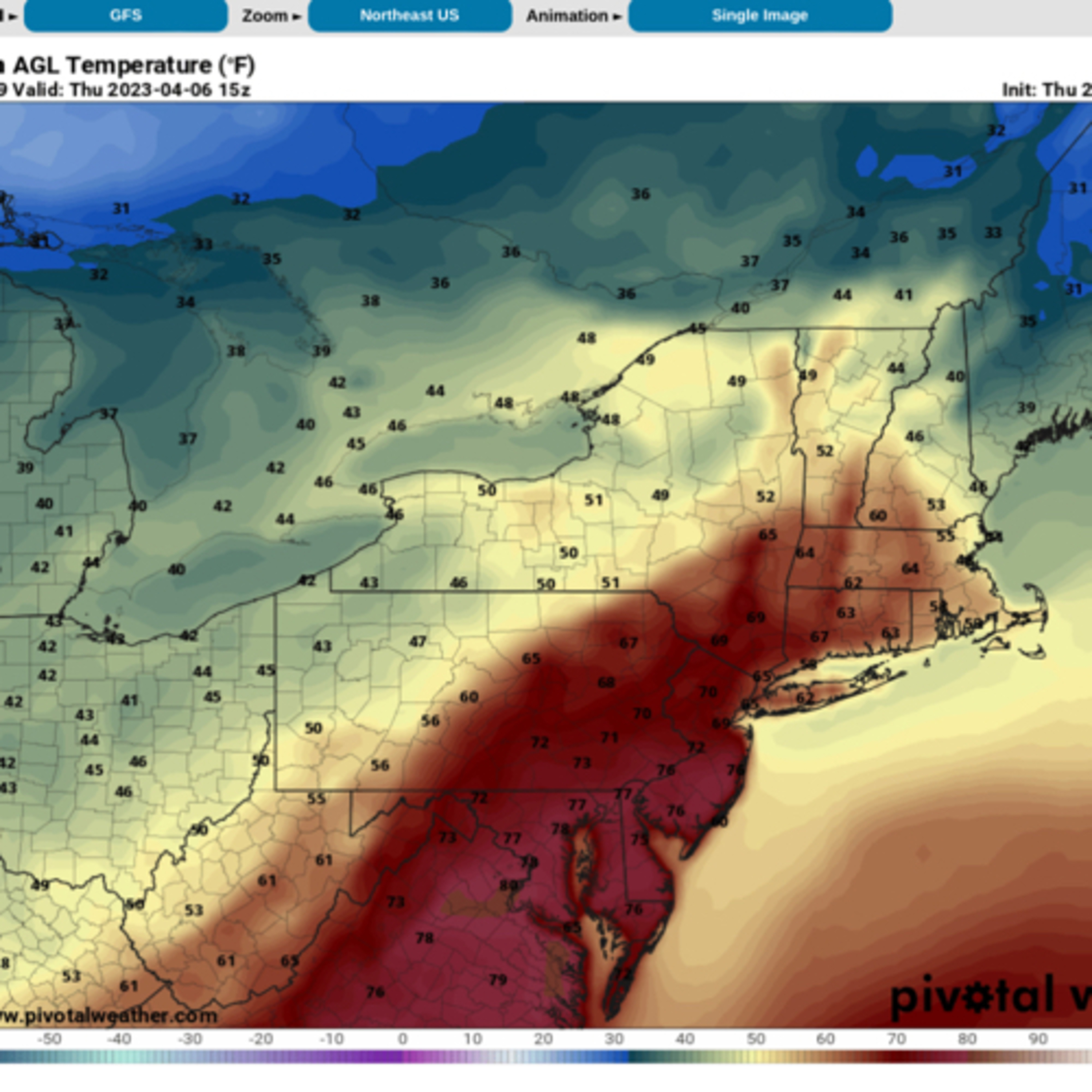 Record warmth today?