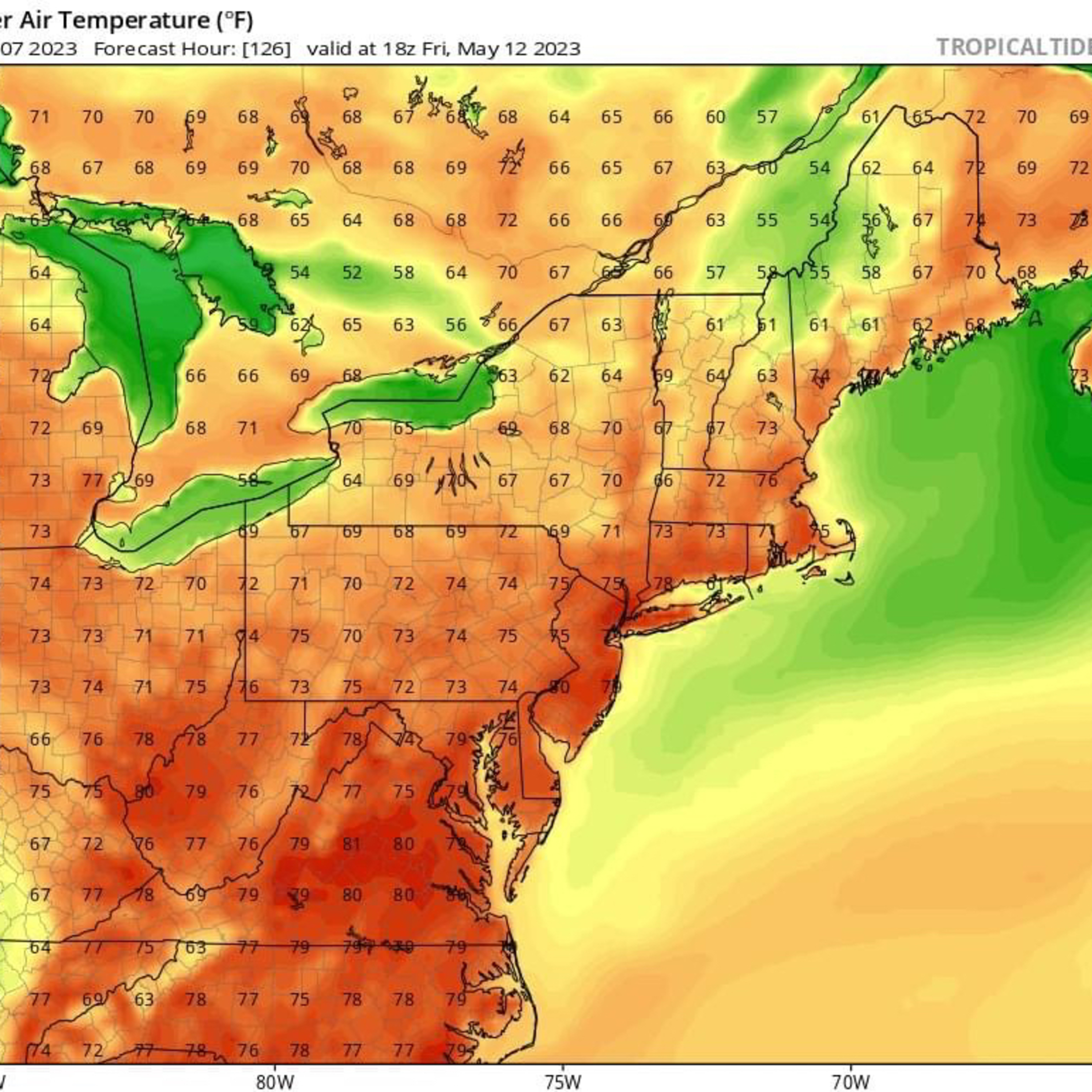 Mainly warm work week
