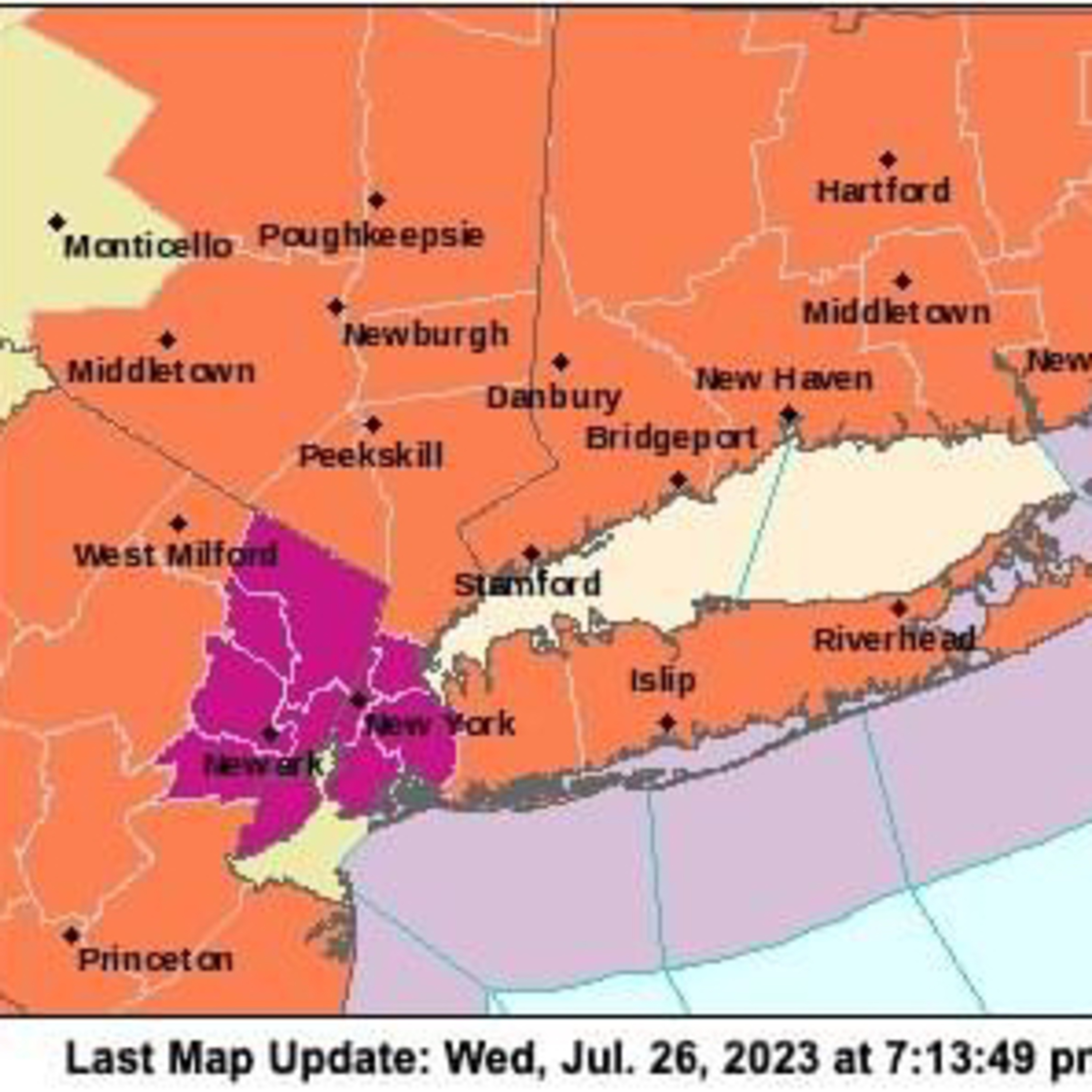Several summer hazards Thursday