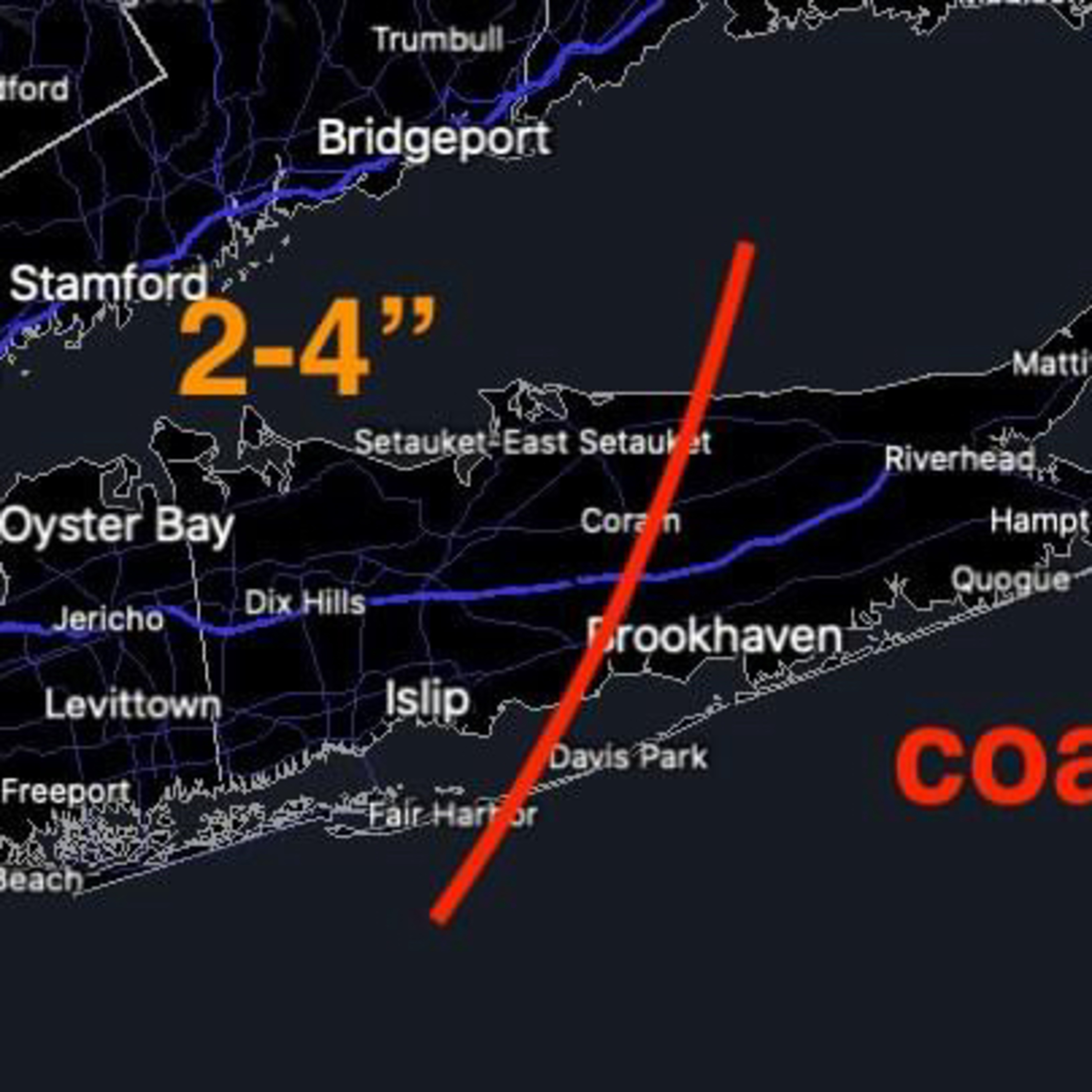 Here comes the snow