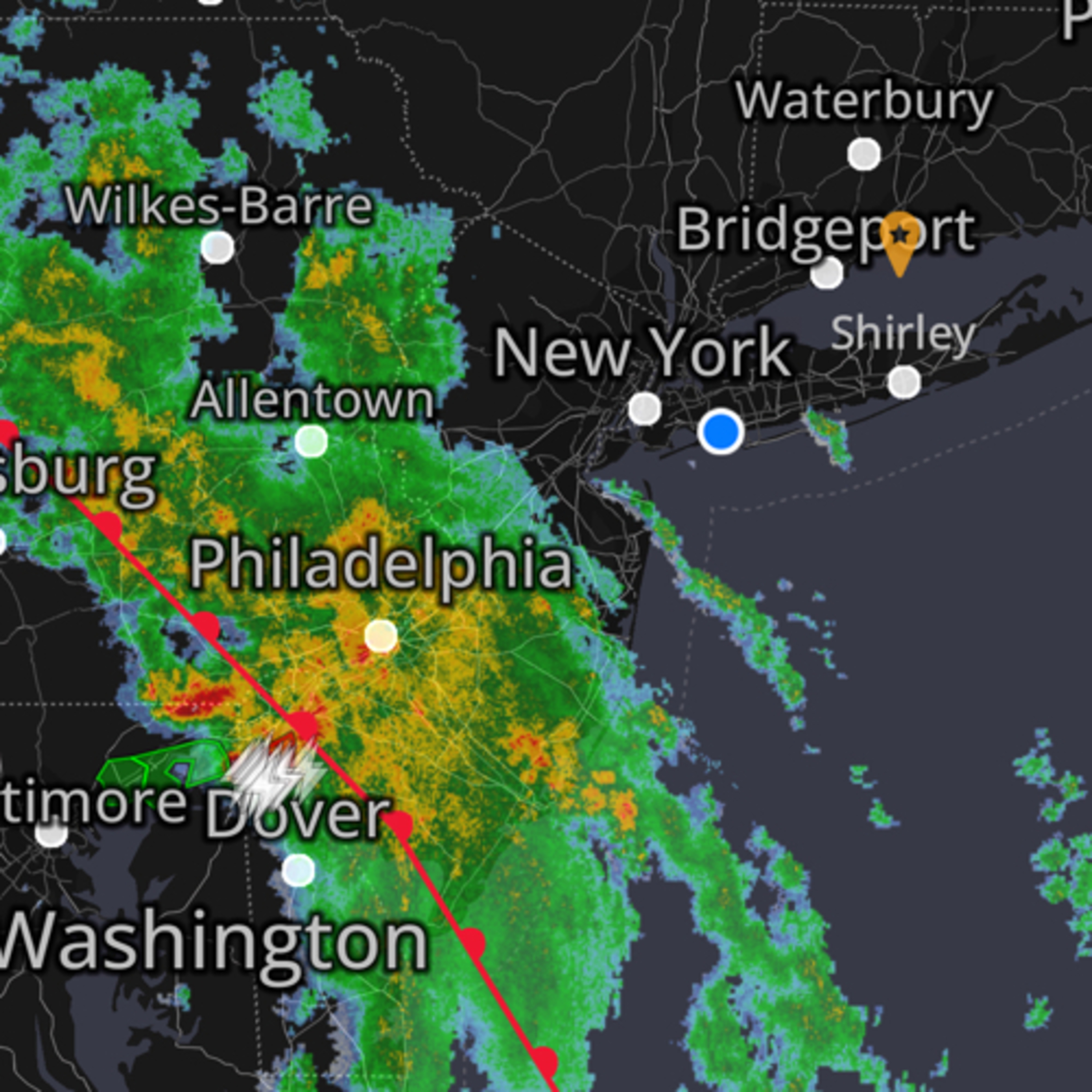 Heavy rain and severe storms