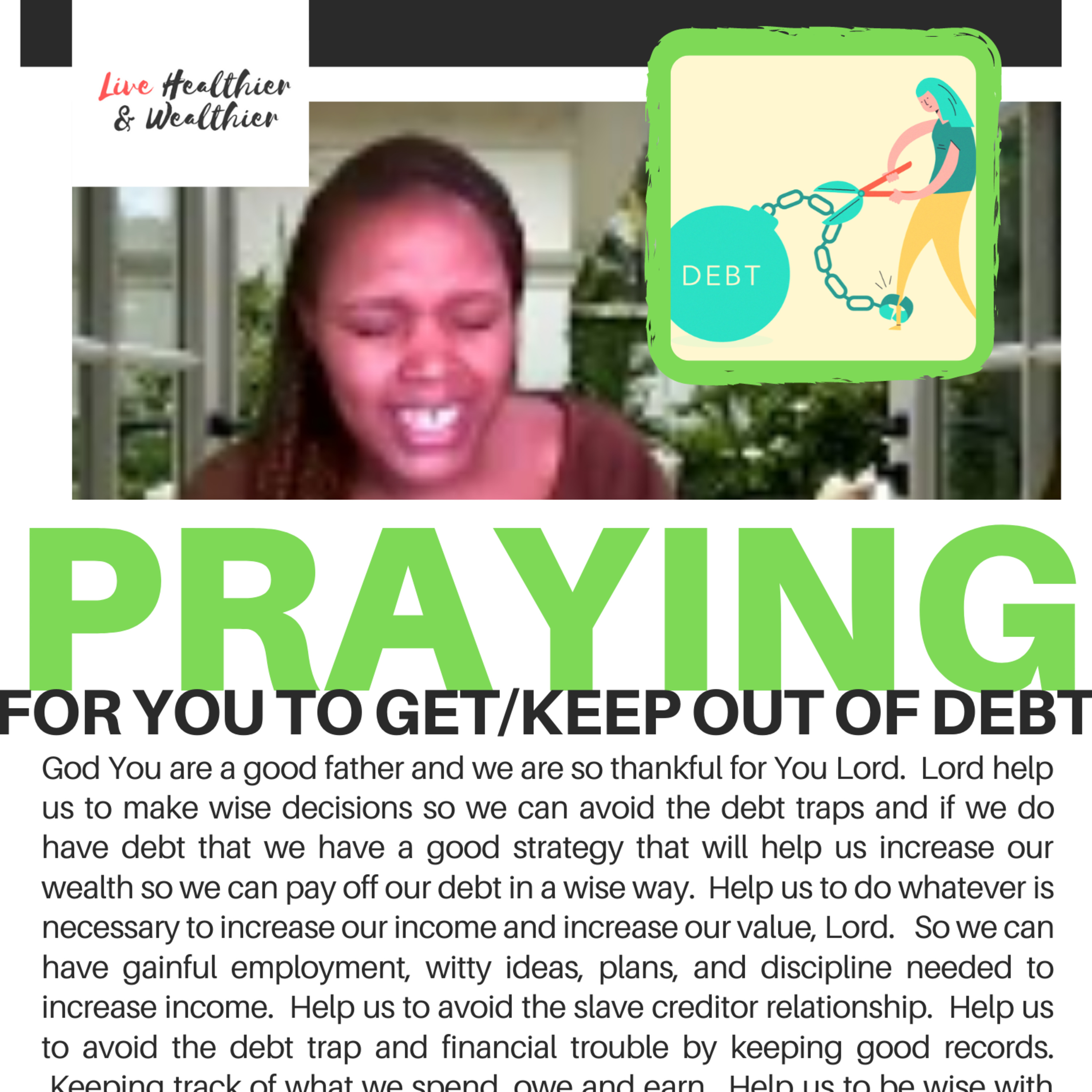 S2E2 - Praying for you to get out of debt and keep out of debt episode artwork