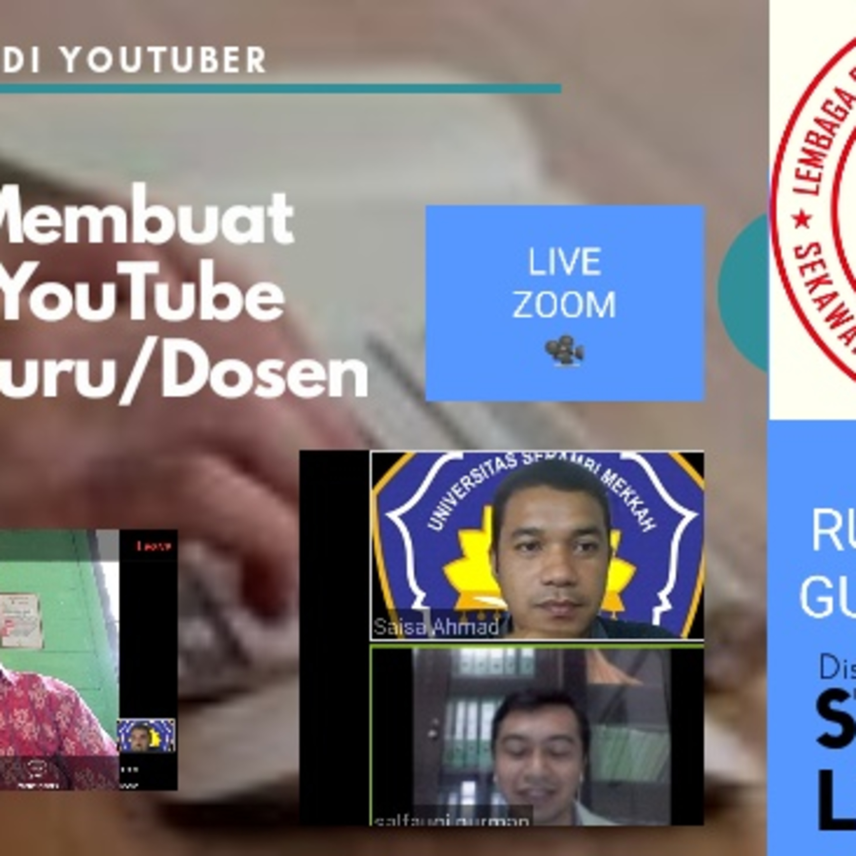 Radio Program Webinar - Cara Praktis Membuat Konten Multimedia Pembelajaran di Era New Normal