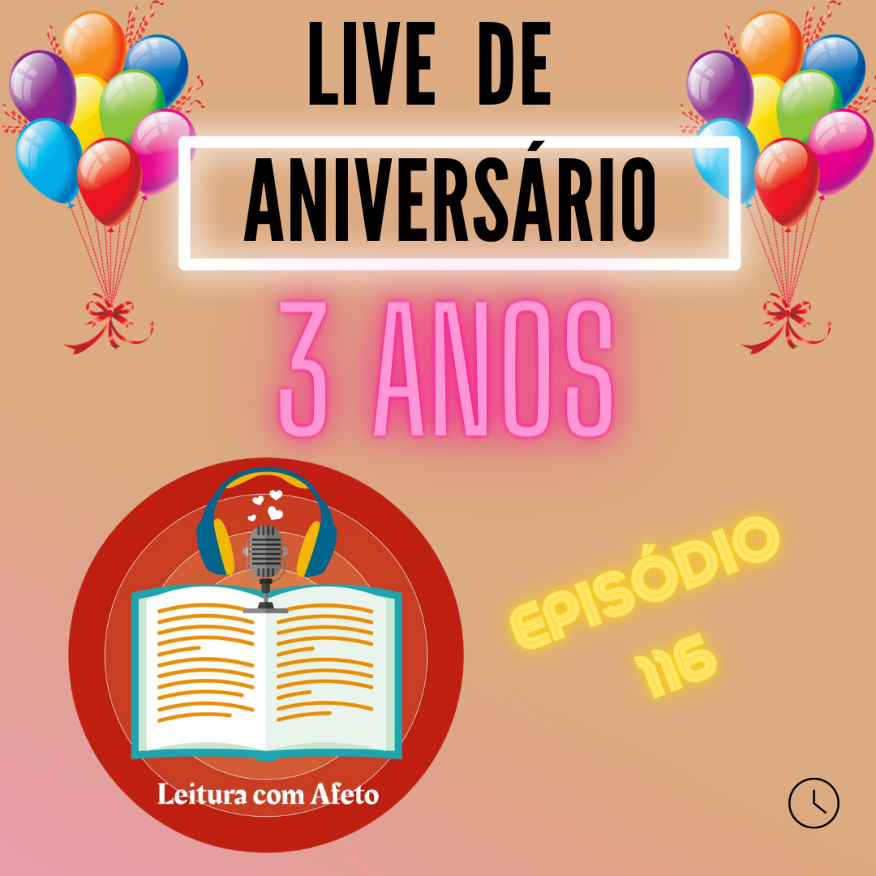 Episódio 116 - Marilane Freitas e Leila Nunes - Live de aniversário  episode artwork