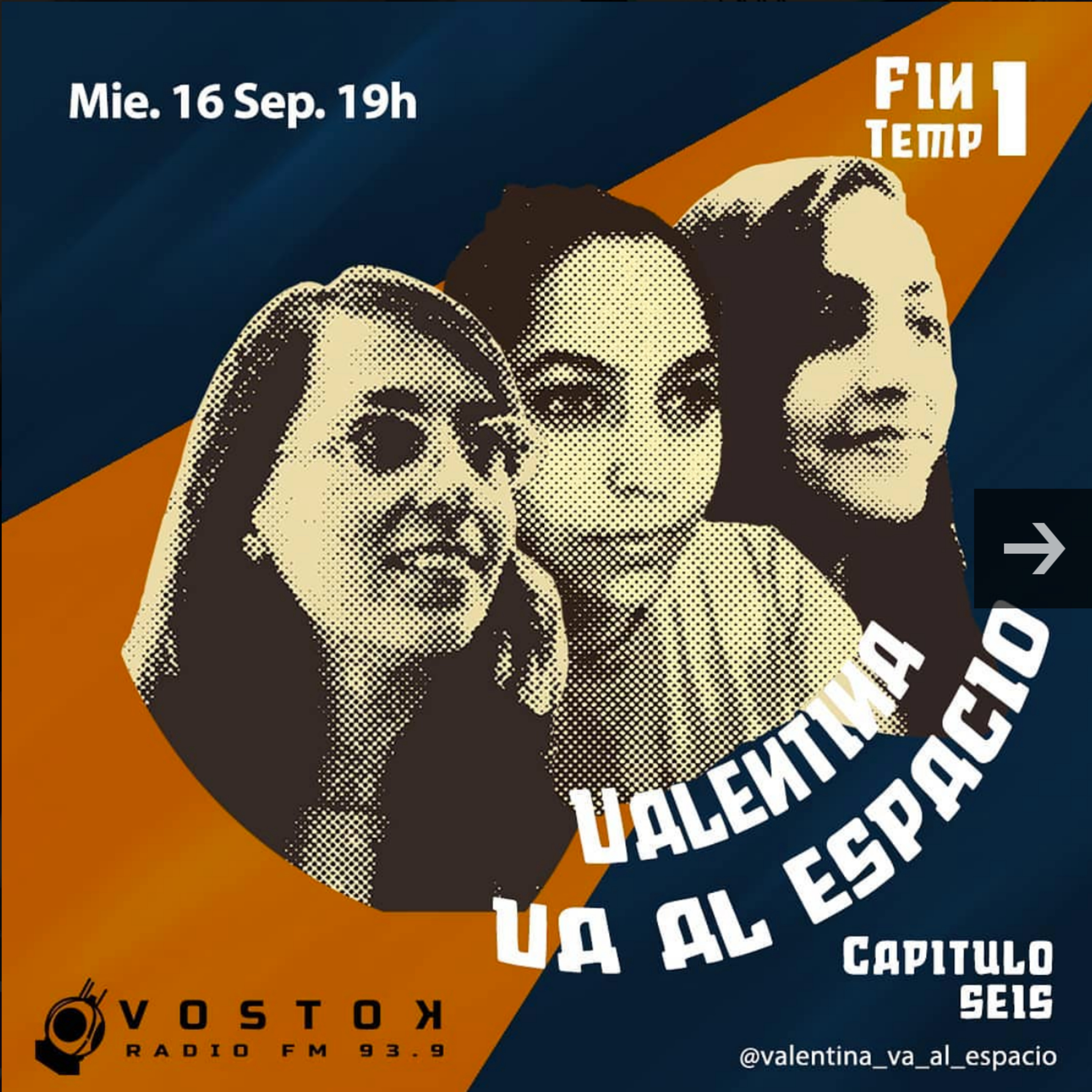 Valentina va al espacio