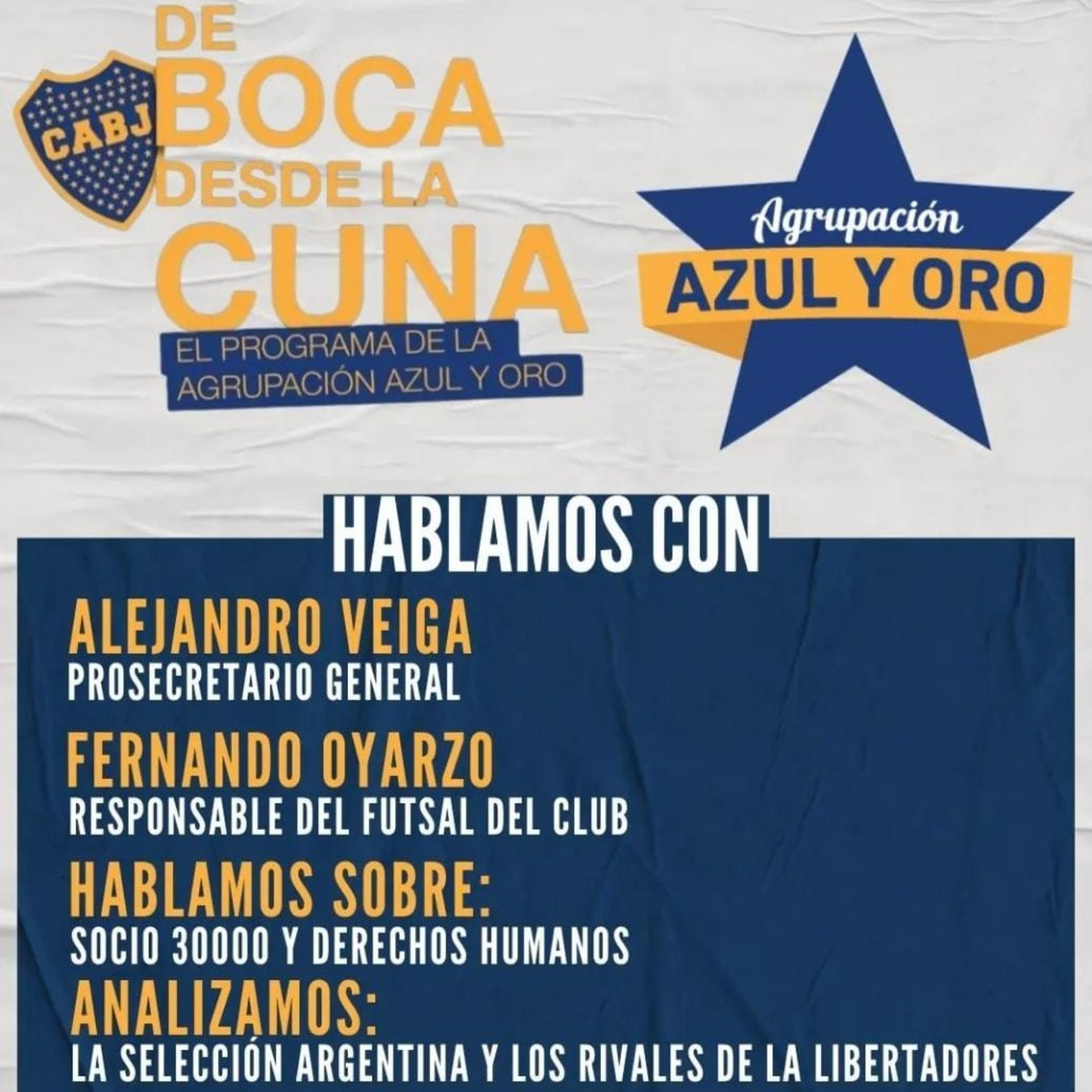 Agrupación Azul Y Oro