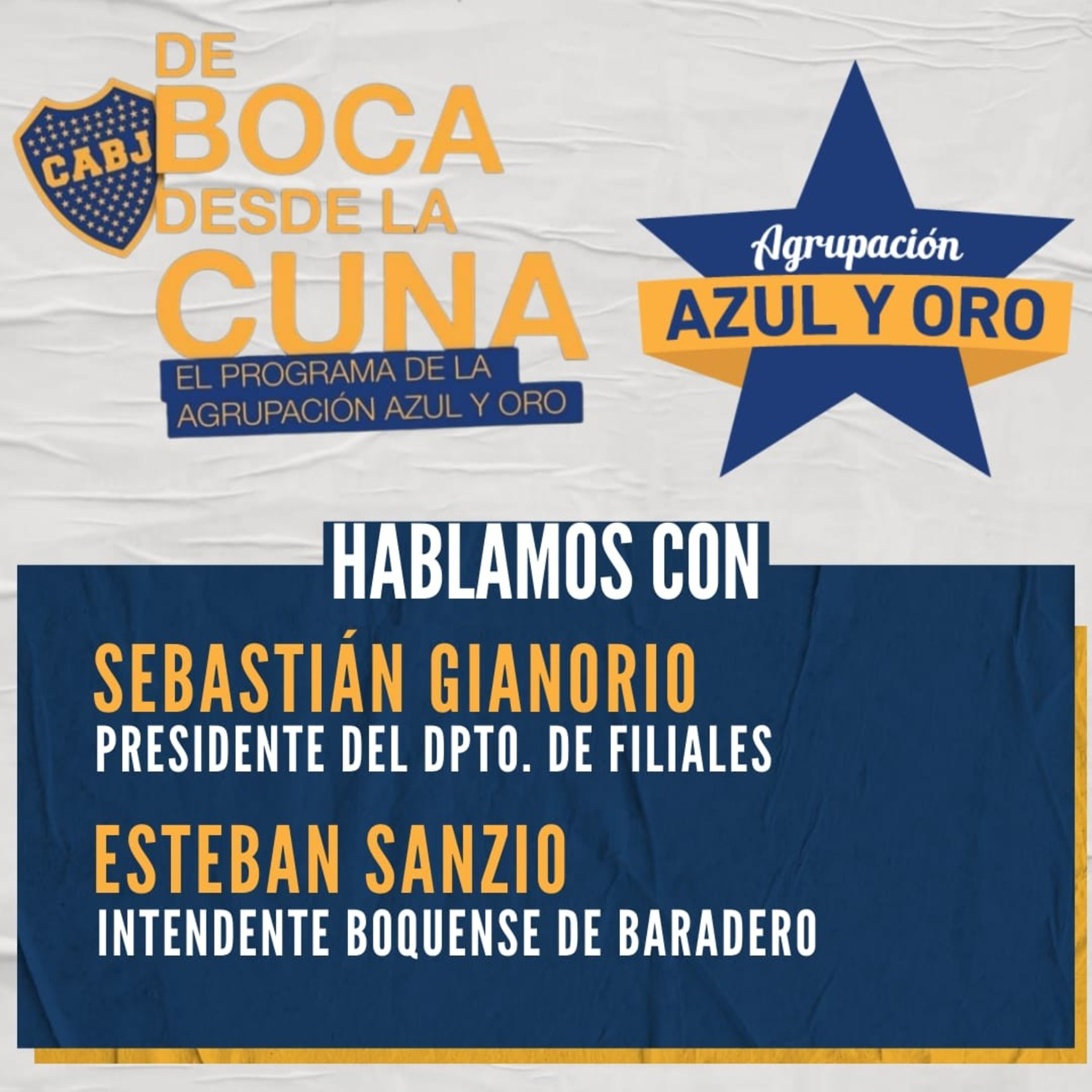 Agrupación Azul Y Oro