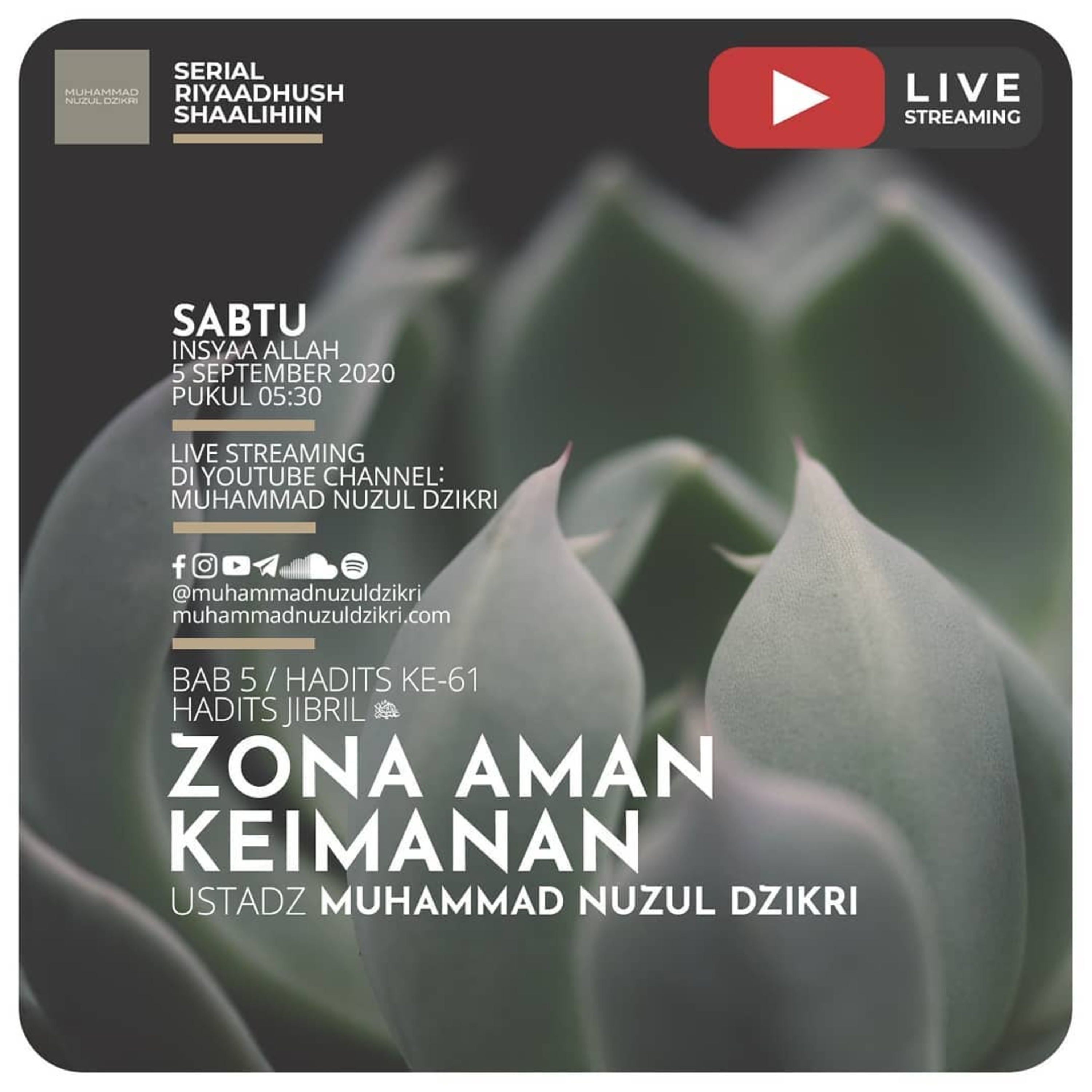 Riyaadhushshaalihiin 141. "ZONA AMAN KEIMANAN"