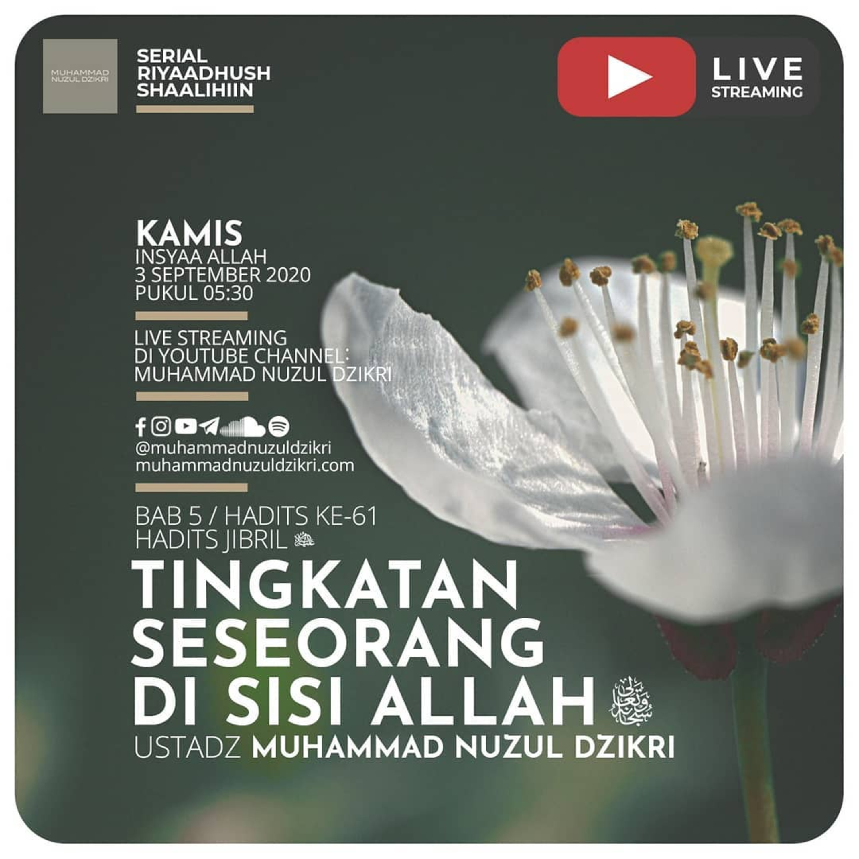 Riyaadhushshaaliihin 139. "TINGKATAN SESEORANG DI SISI ALLAH"