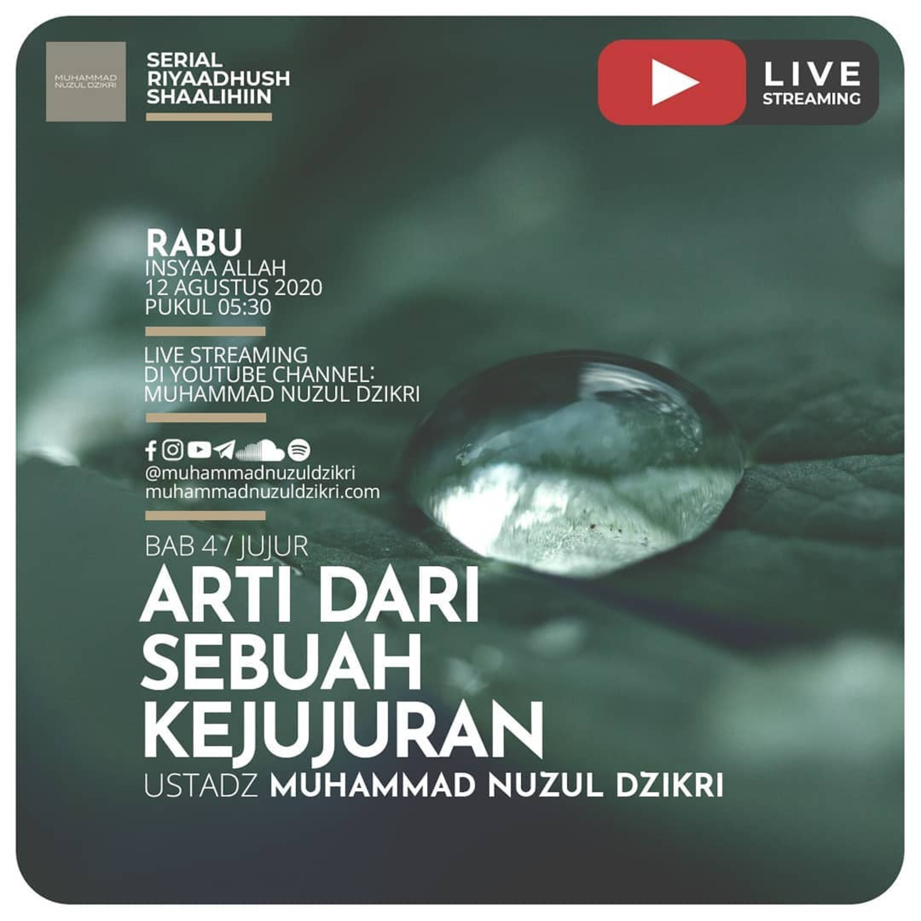 Riyaadhushshaalihiin 117. "ARTI DARI SEBUAH KEJUJURAN"
