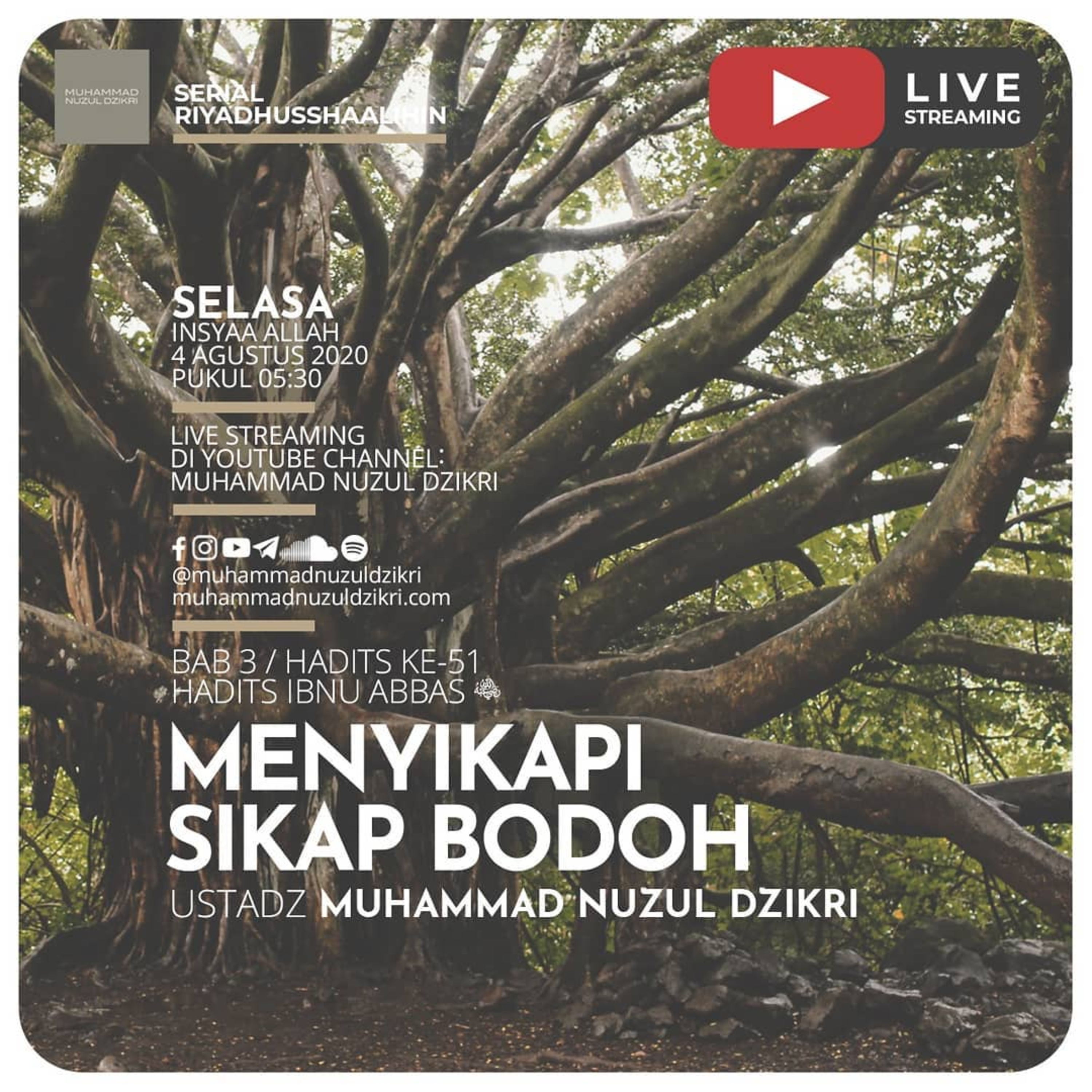 Riyaadhusshaalihin 109. "MENYIKAPI SIKAP BODOH"