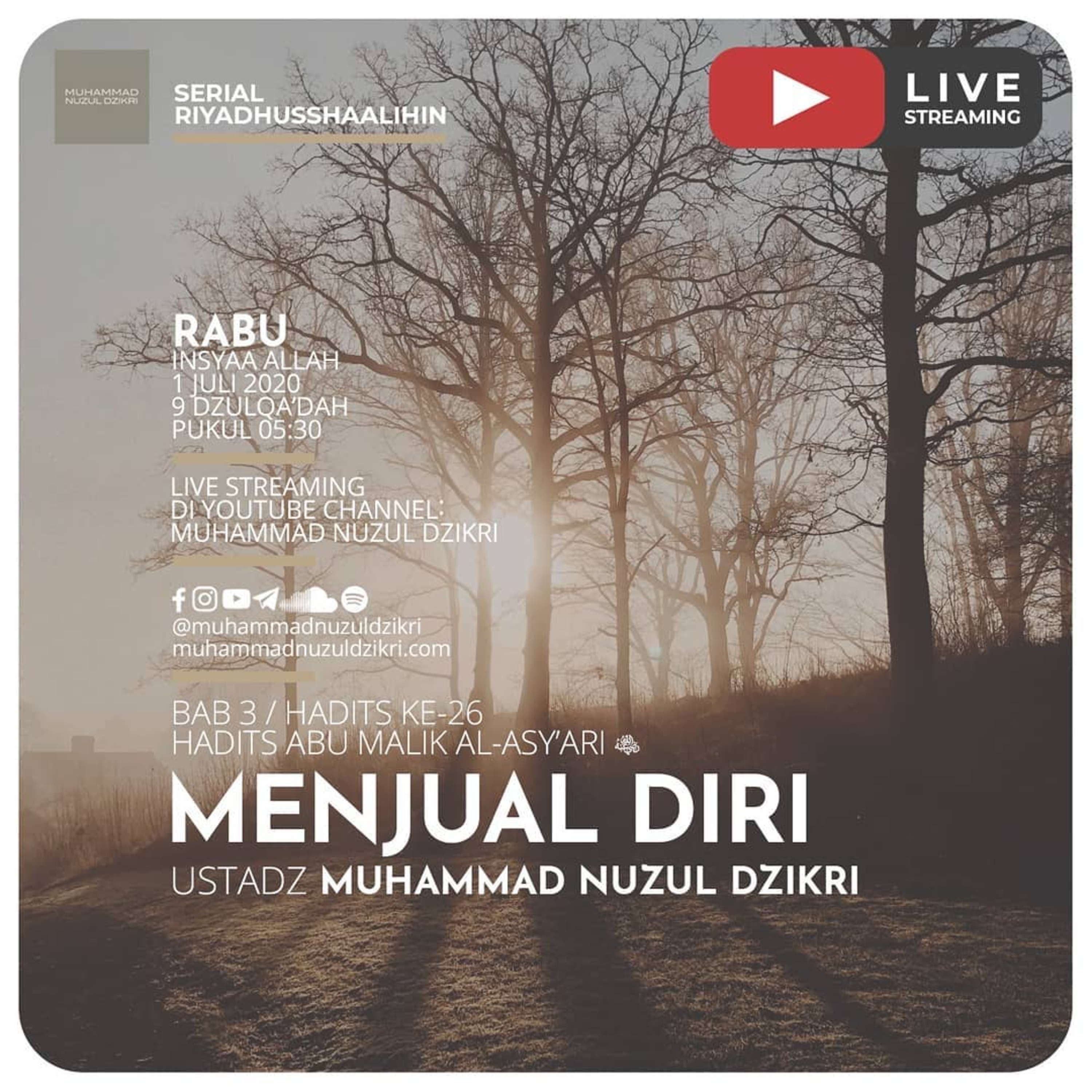 Riyadhusshaalihin - 76. "MENJUAL DIRI"
