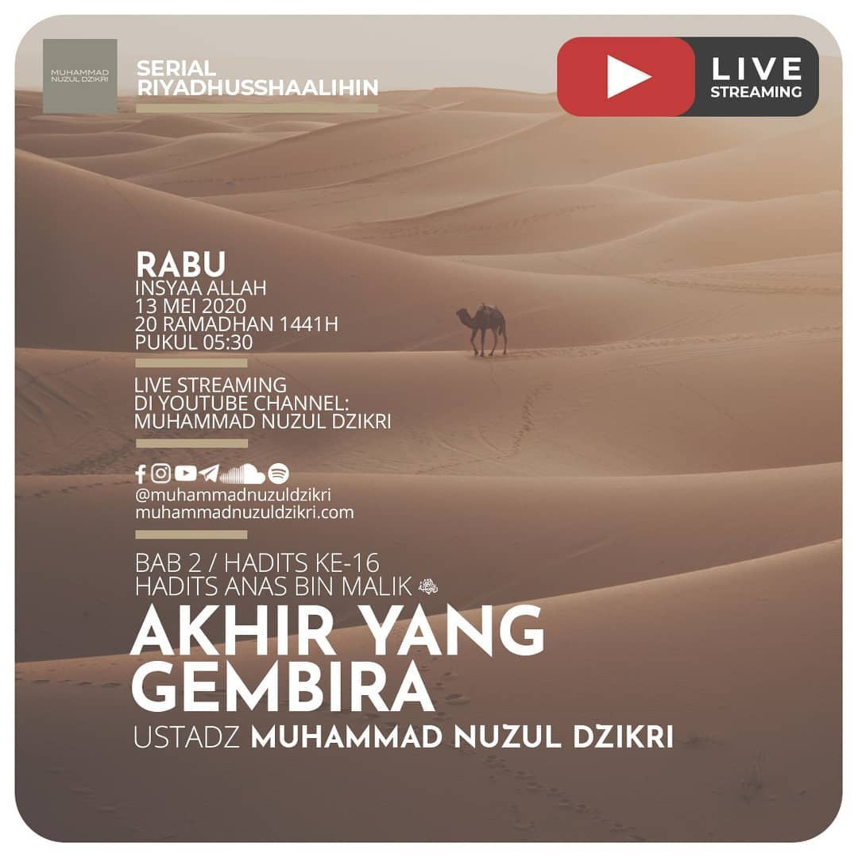 Riyadhusshaalihin - 34. "AKHIR YANG GEMBIRA"