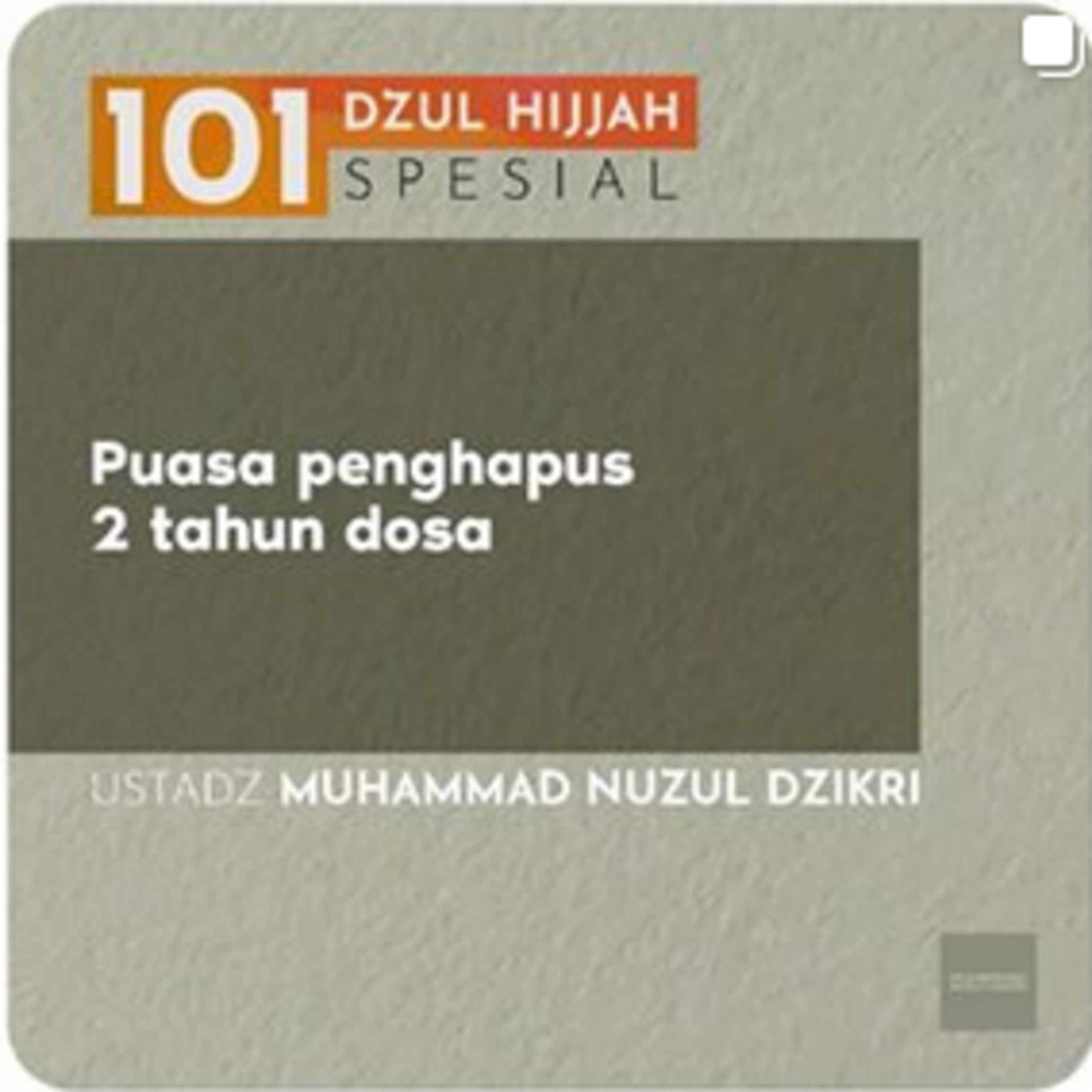 PUASA PENGHAPUS 2 TAHUN DOSA - 101 TALKSHOW (4 menitan!)