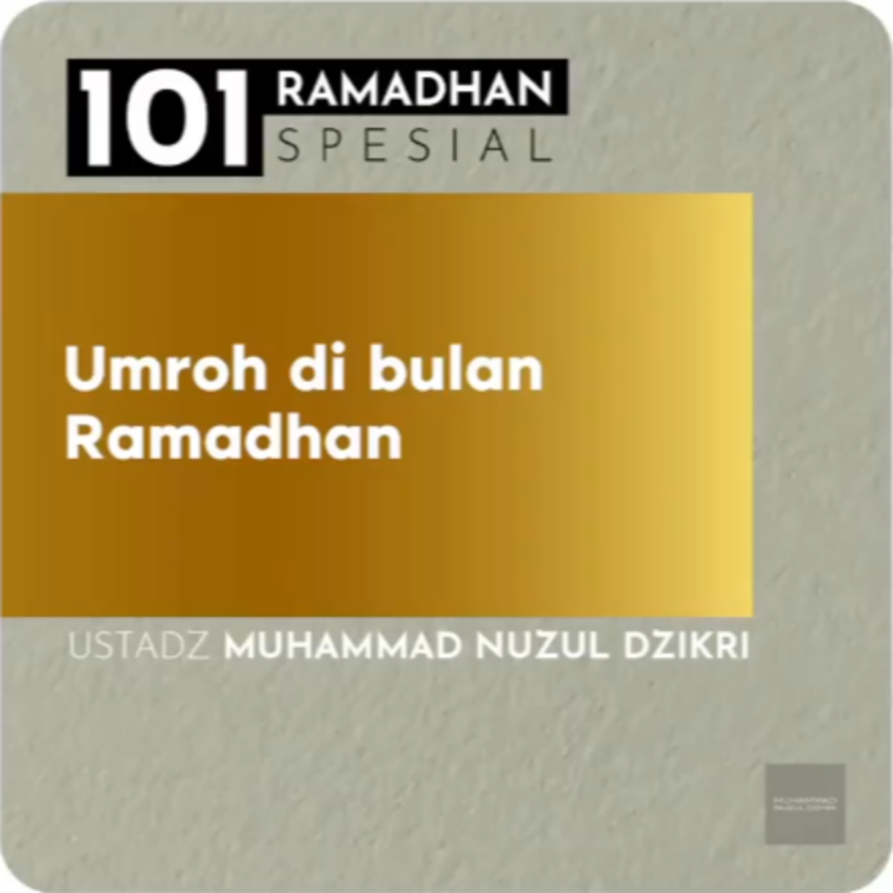 UMROH DI BULAN RAMADHAN - 101 TALKSHOW (Hanya 5 menitan!)