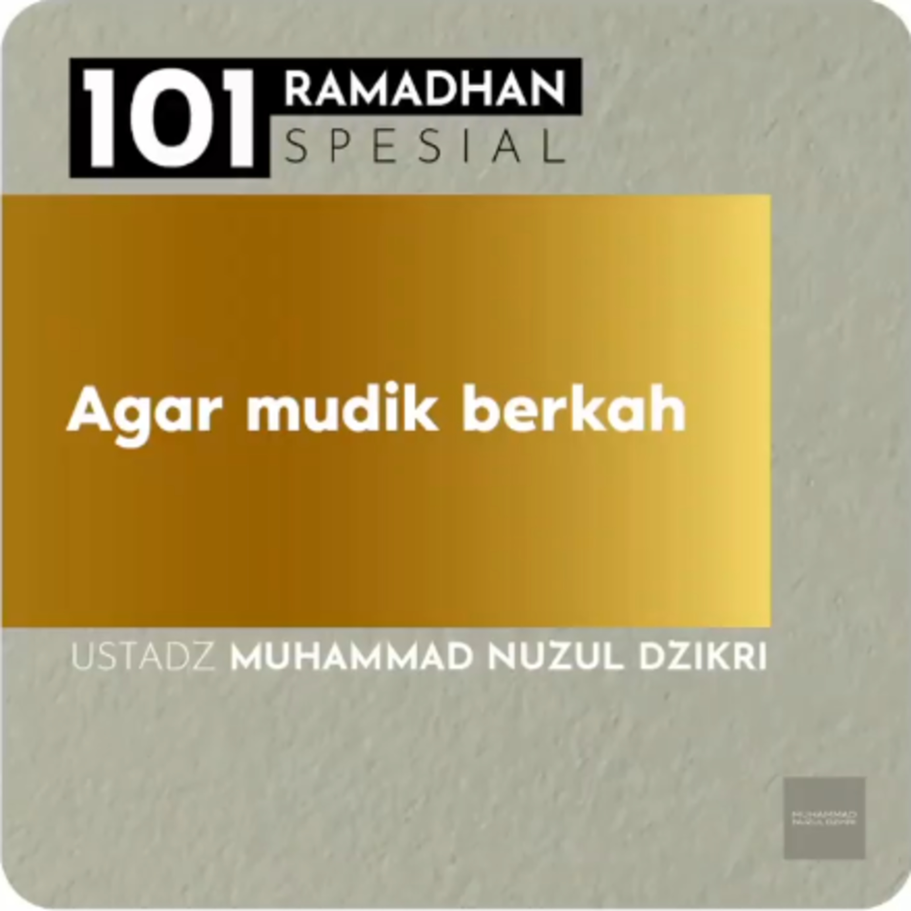 101 TALKSHOW - AGAR MUDIK BERKAH (7 menitan!)