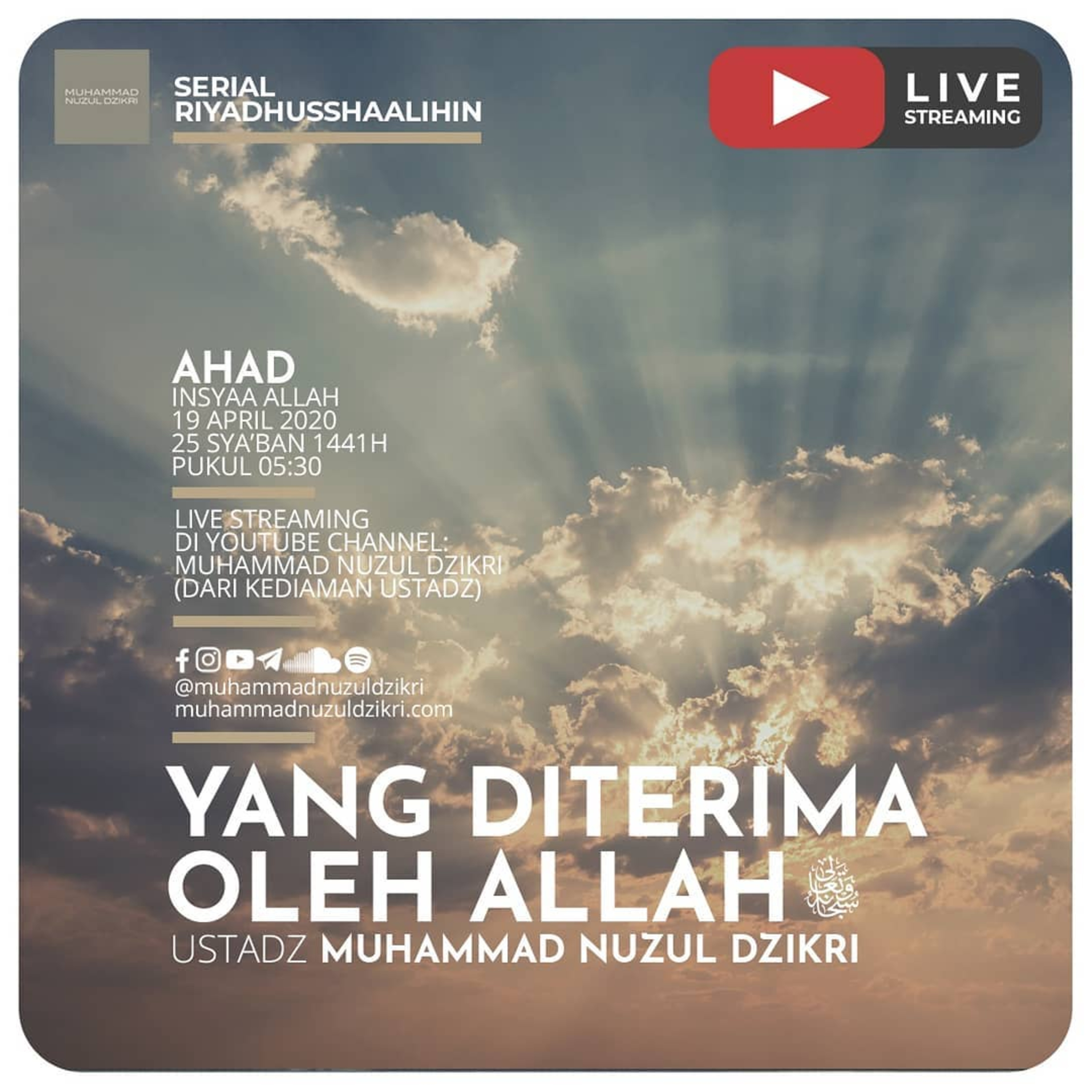 Riyadusshaalihin - 10. "YANG DITERIMA OLEH ALLAH"