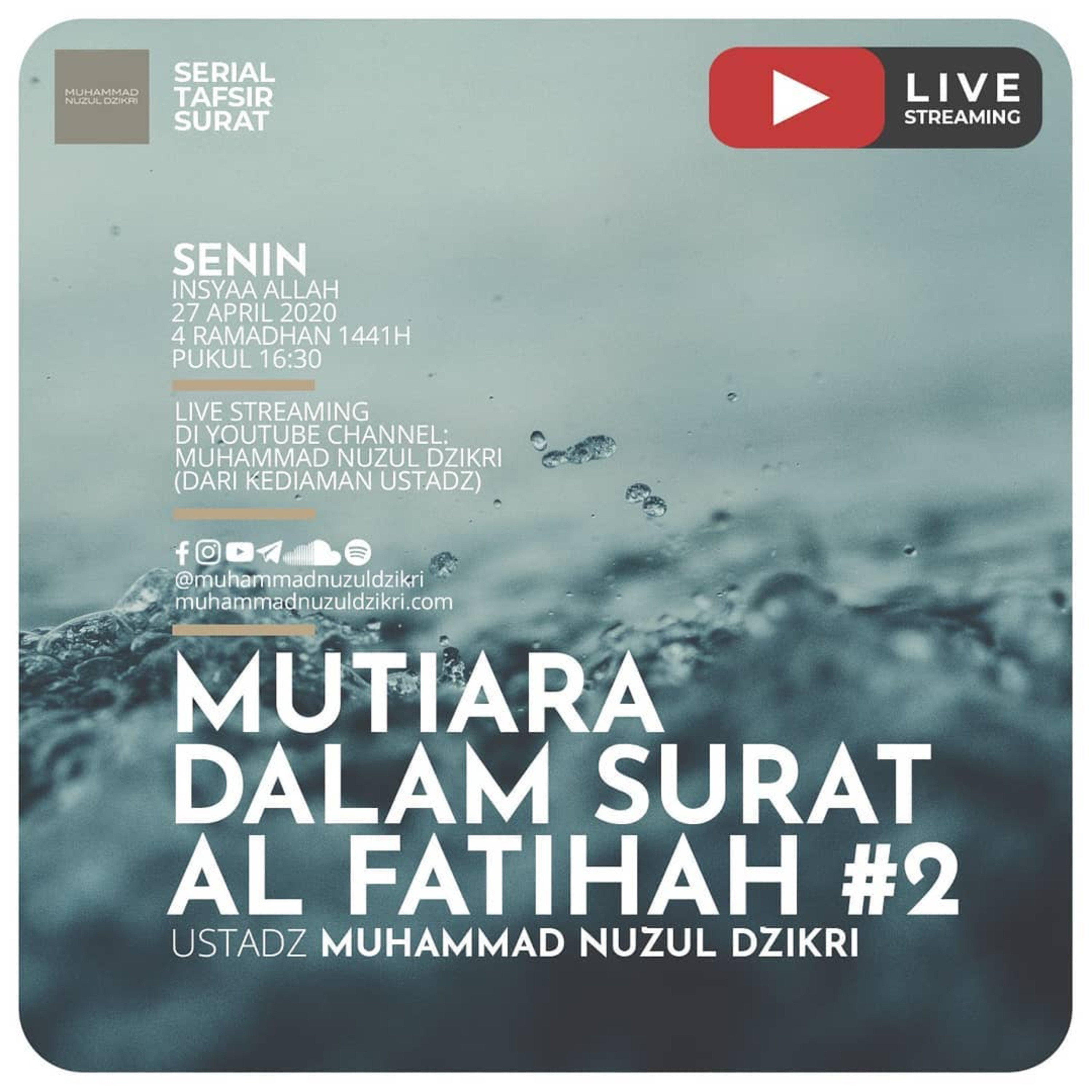 Serial Tafsir - 04 - MUTIARA DALAM SURAT AL FATIHAH #2