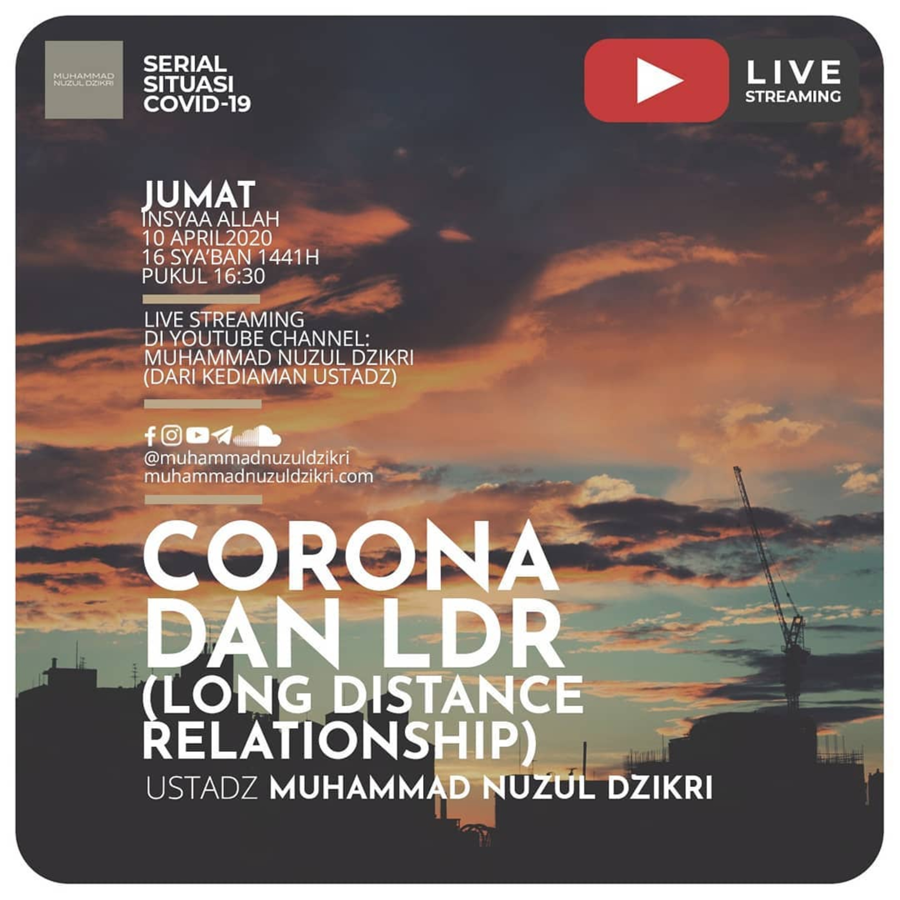 CORONA DAN LDR (LONG DISTANCE RELATIONSHIP) - Hikmah Petang