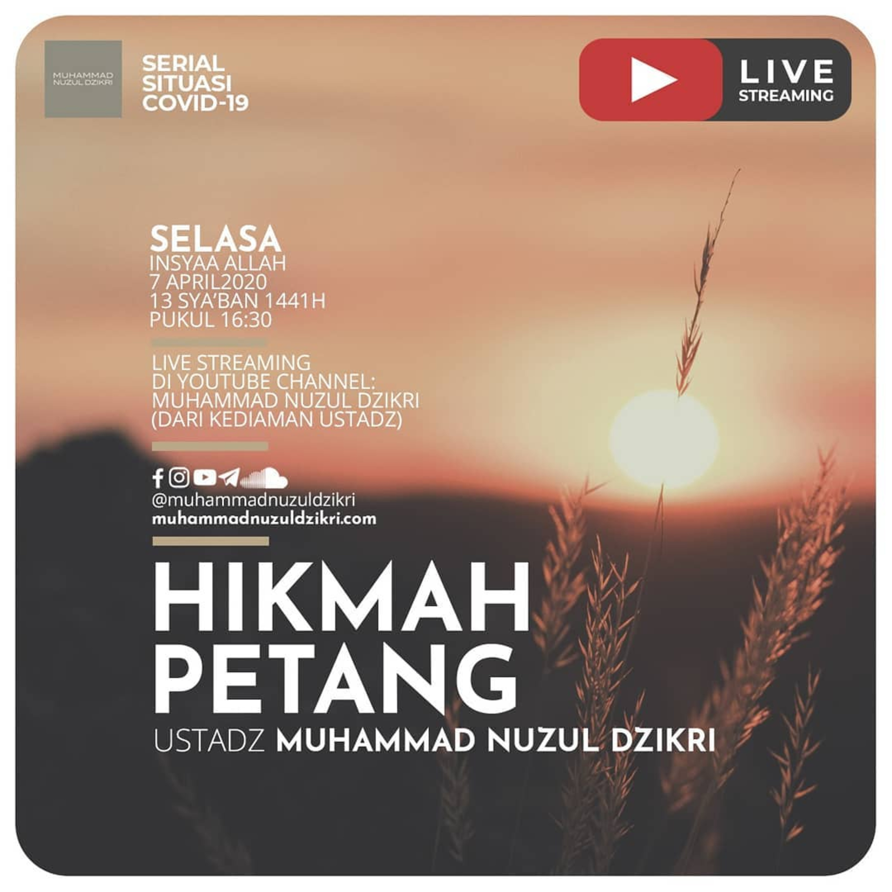 Hikmah Petang 08 | Serial Situasi COVID-19